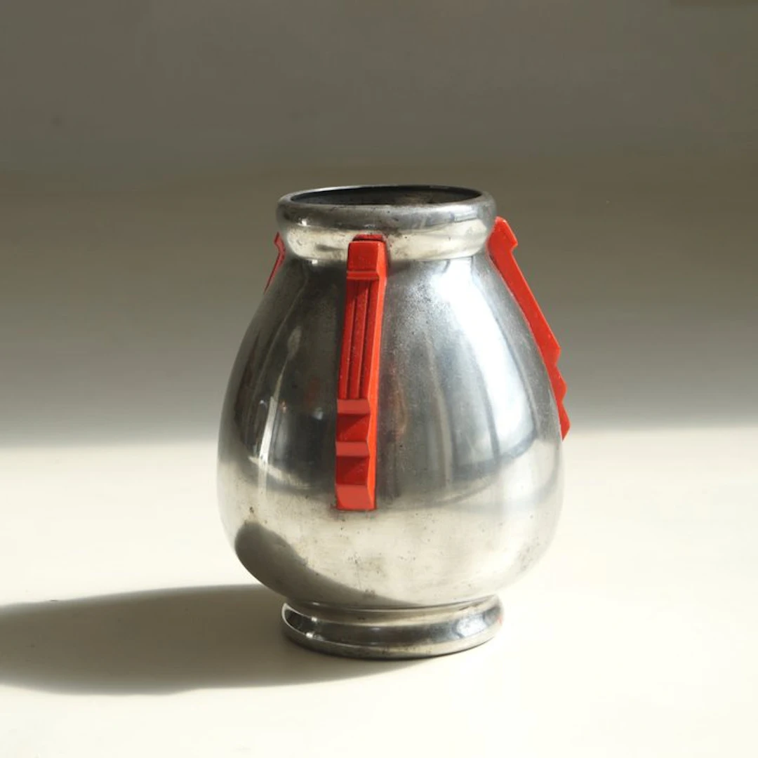 Daalderop KMD - Vase - Tin - Art Deco vase