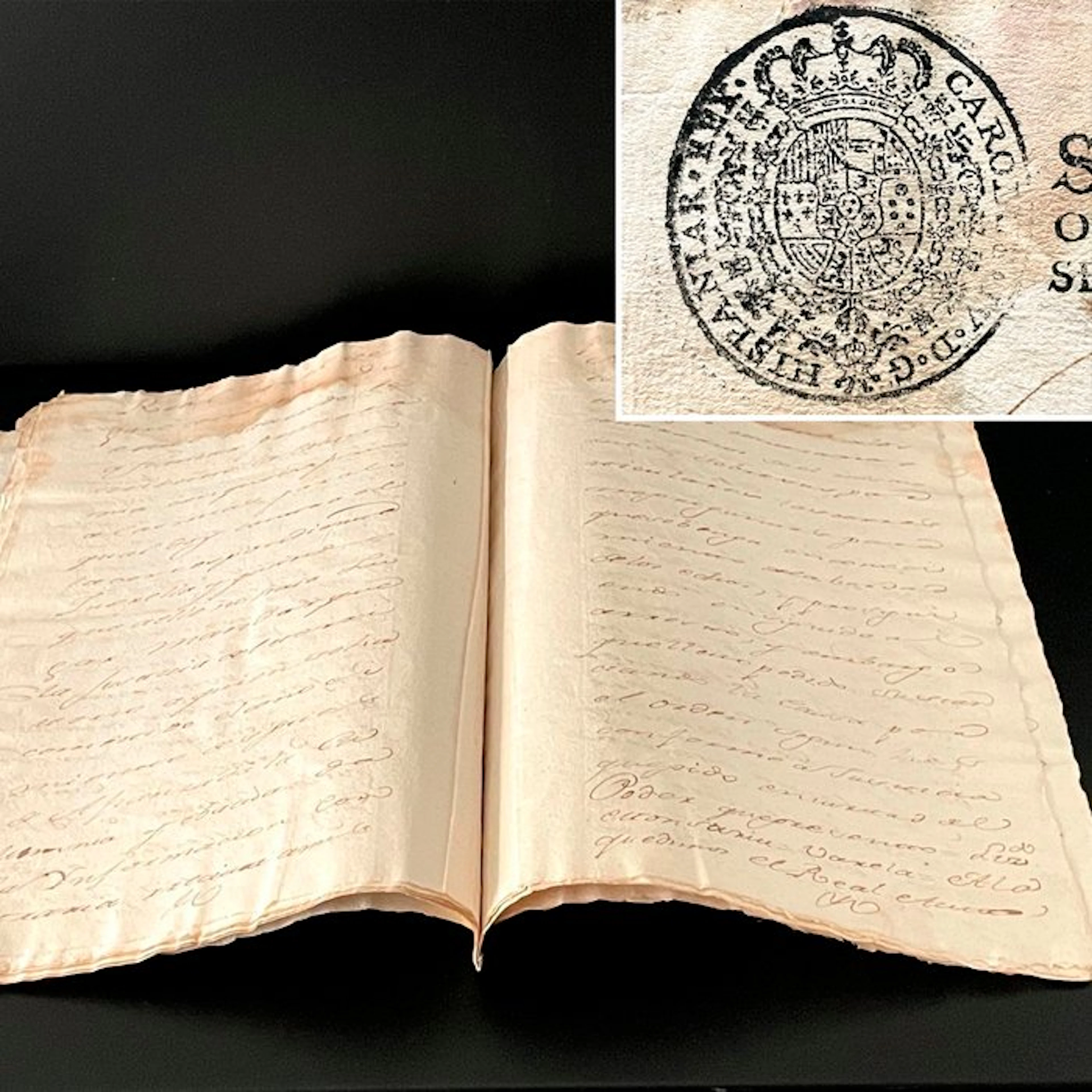 Manuscrito - Año 1790. Coruña, Galicia. Sello Rey Carlos IV. - 1790