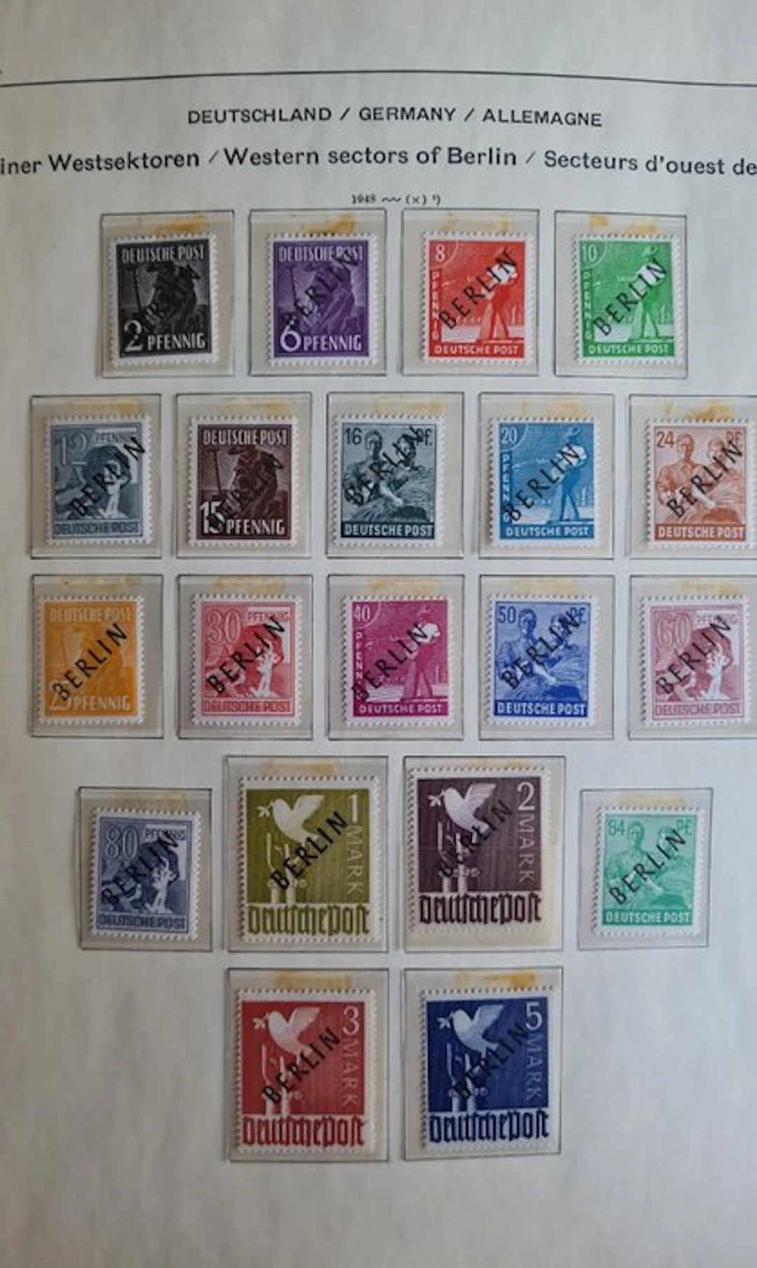 Benin - Berlin collection, mint and cancelled.