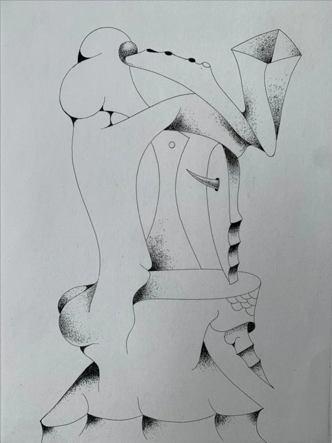 Iván Tovar (1942-2020) - Composition surréaliste