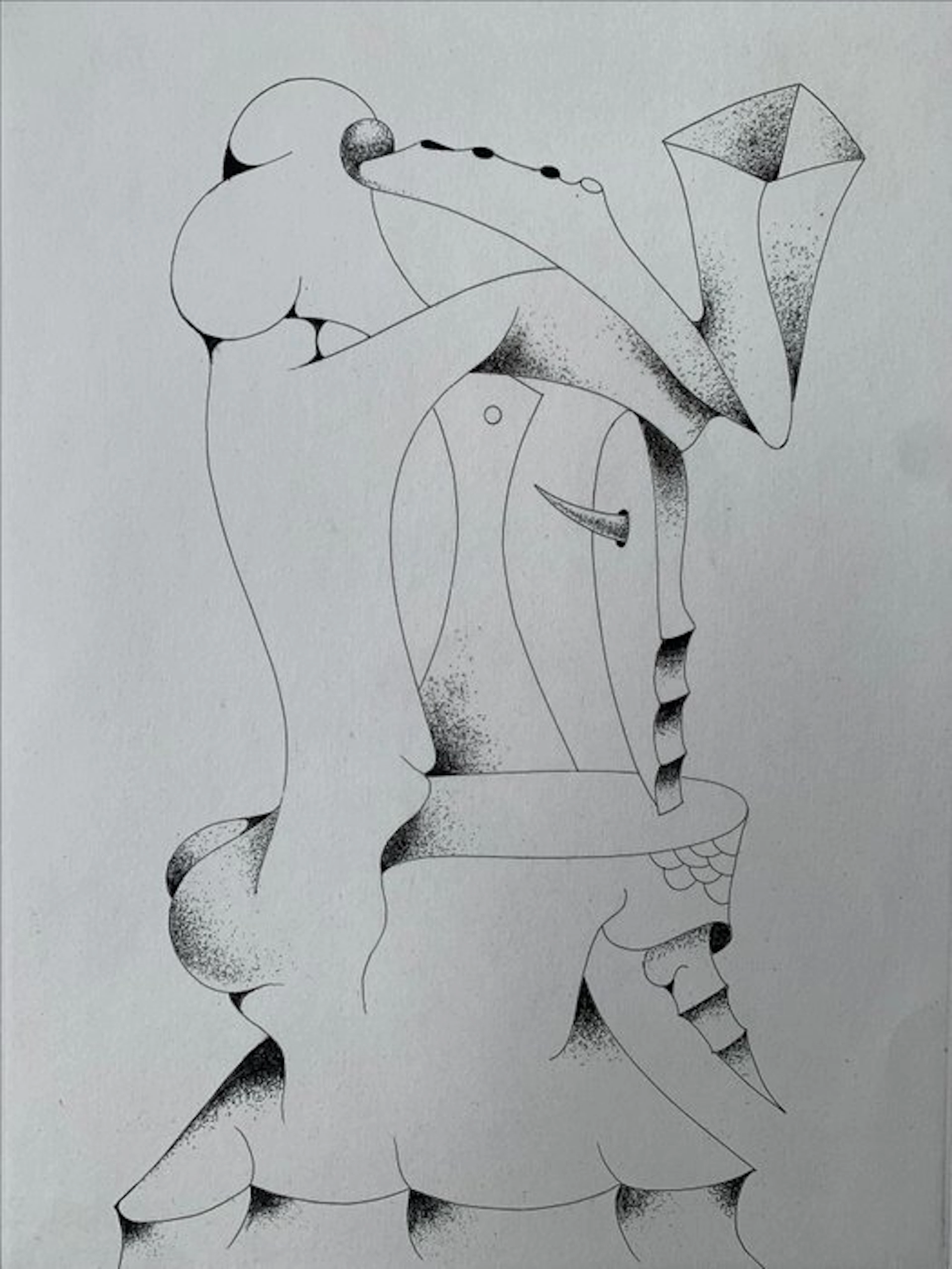 Iván Tovar (1942-2020) - Composition surréaliste