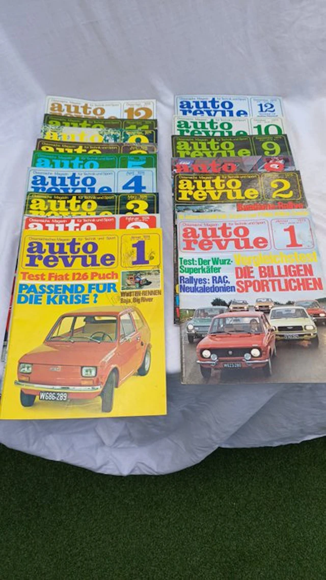 Magazine - Autorevue - Autorevue tijdschriften - 1974