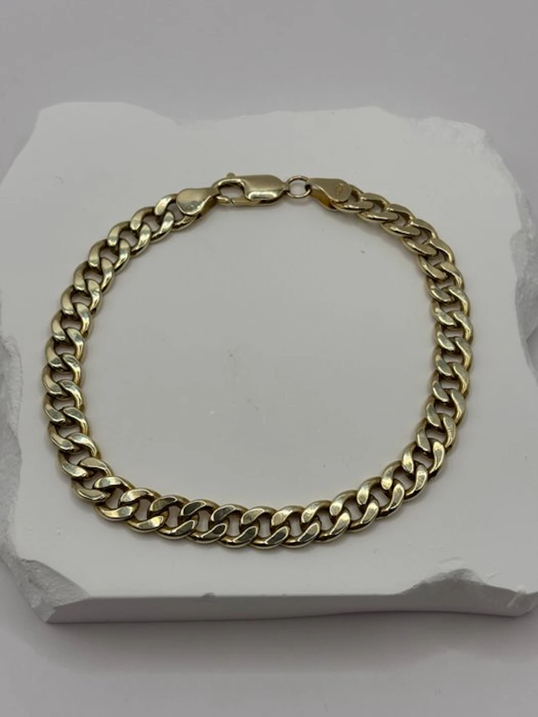 Bracelet - 14 kt. Yellow gold - CUBAN LINK BRACELET HEAVY