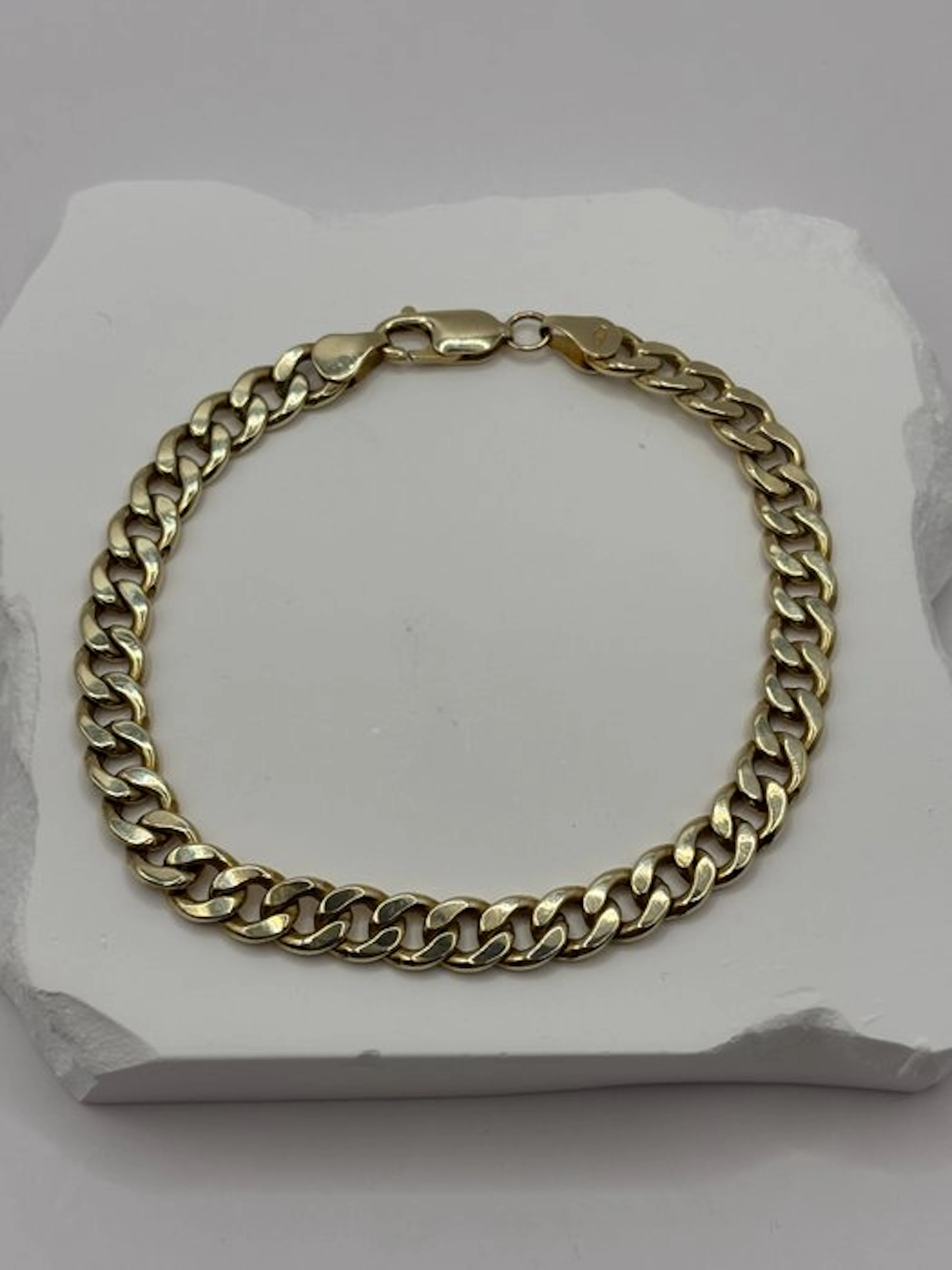 Bracelet - 14 kt. Yellow gold - CUBAN LINK BRACELET HEAVY
