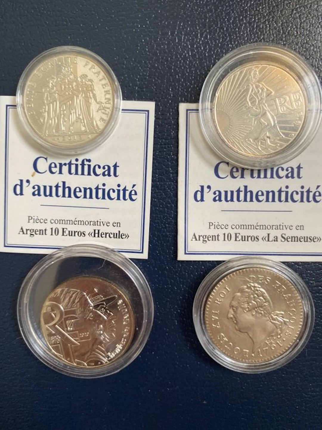 France. 10 Euro Various Years (4 monnaies) (No reserve price)