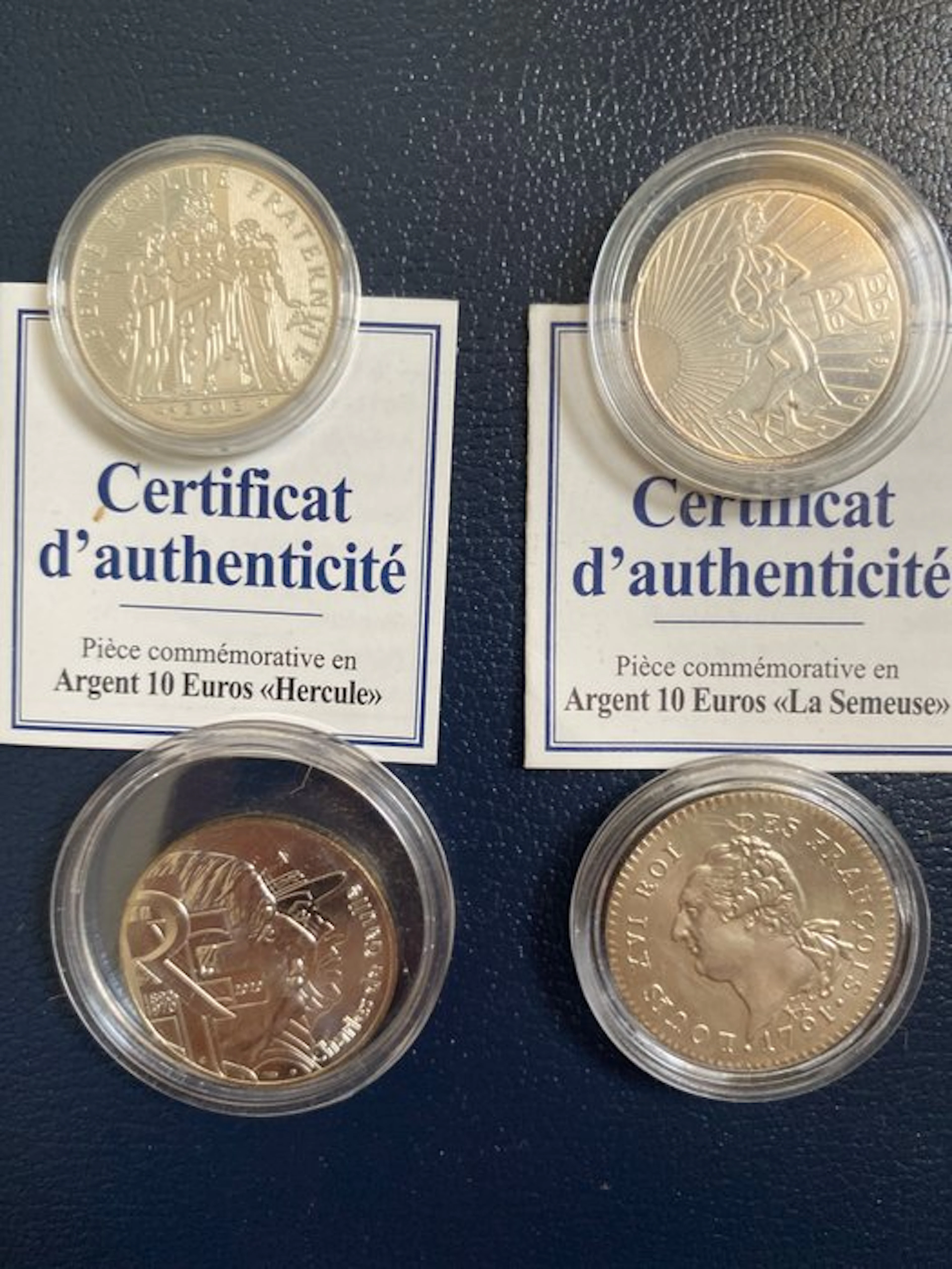France. 10 Euro Various Years (4 monnaies) (No reserve price)