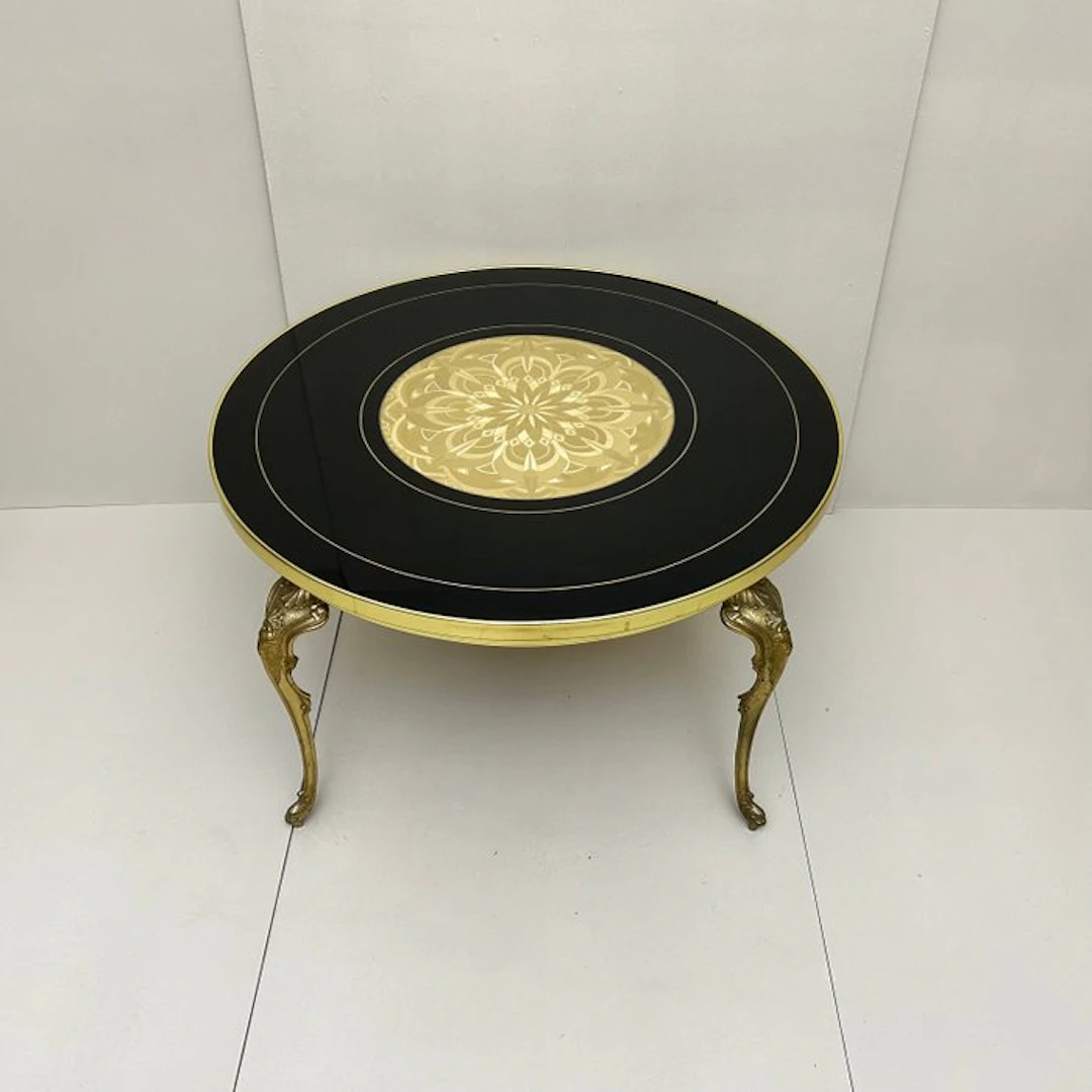 Coffee table - Turin - Wood, Glass - Coffee table