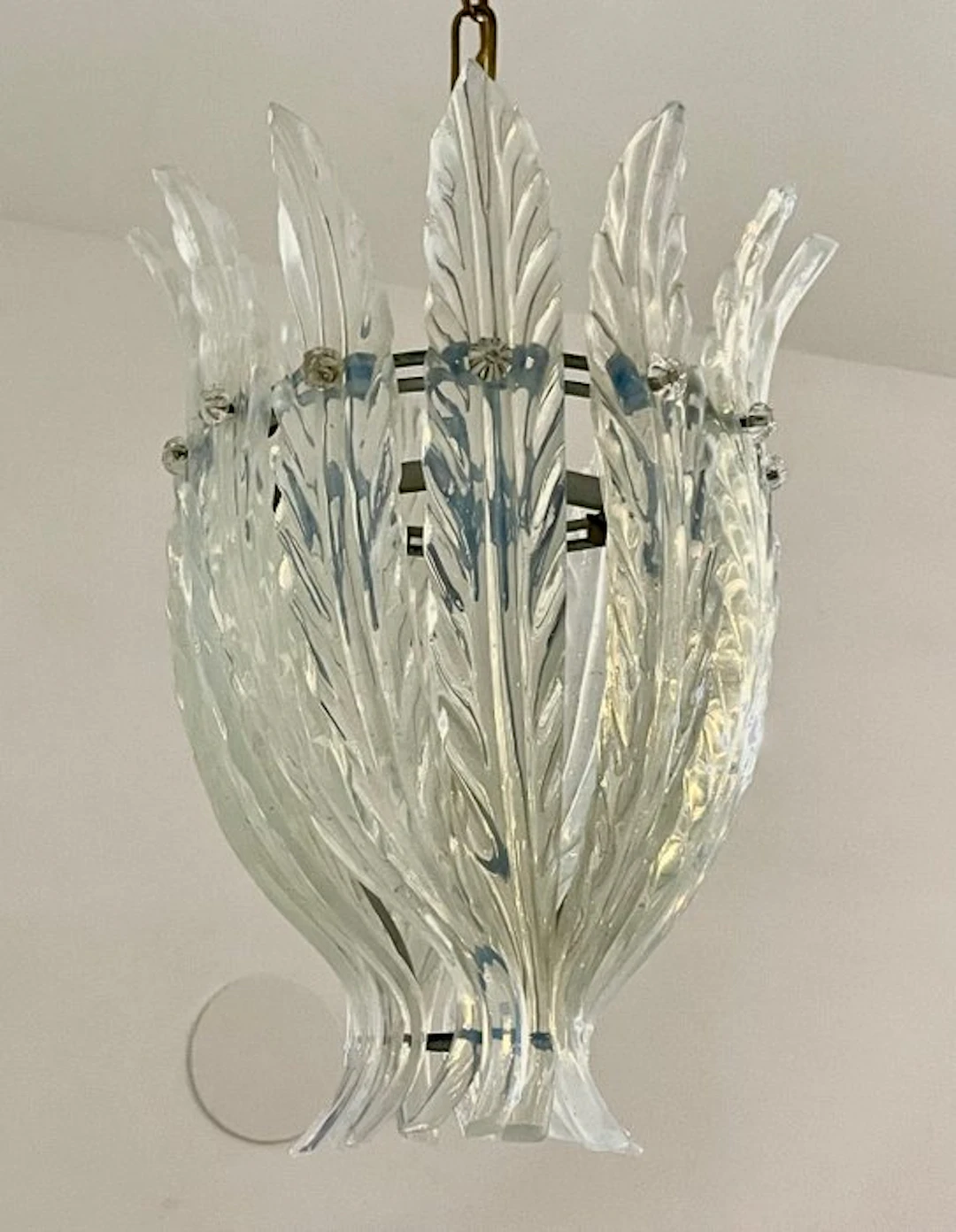 Murano - Guerrieri Murano - Hanging lamp - Glass - Opalescent Murano glass