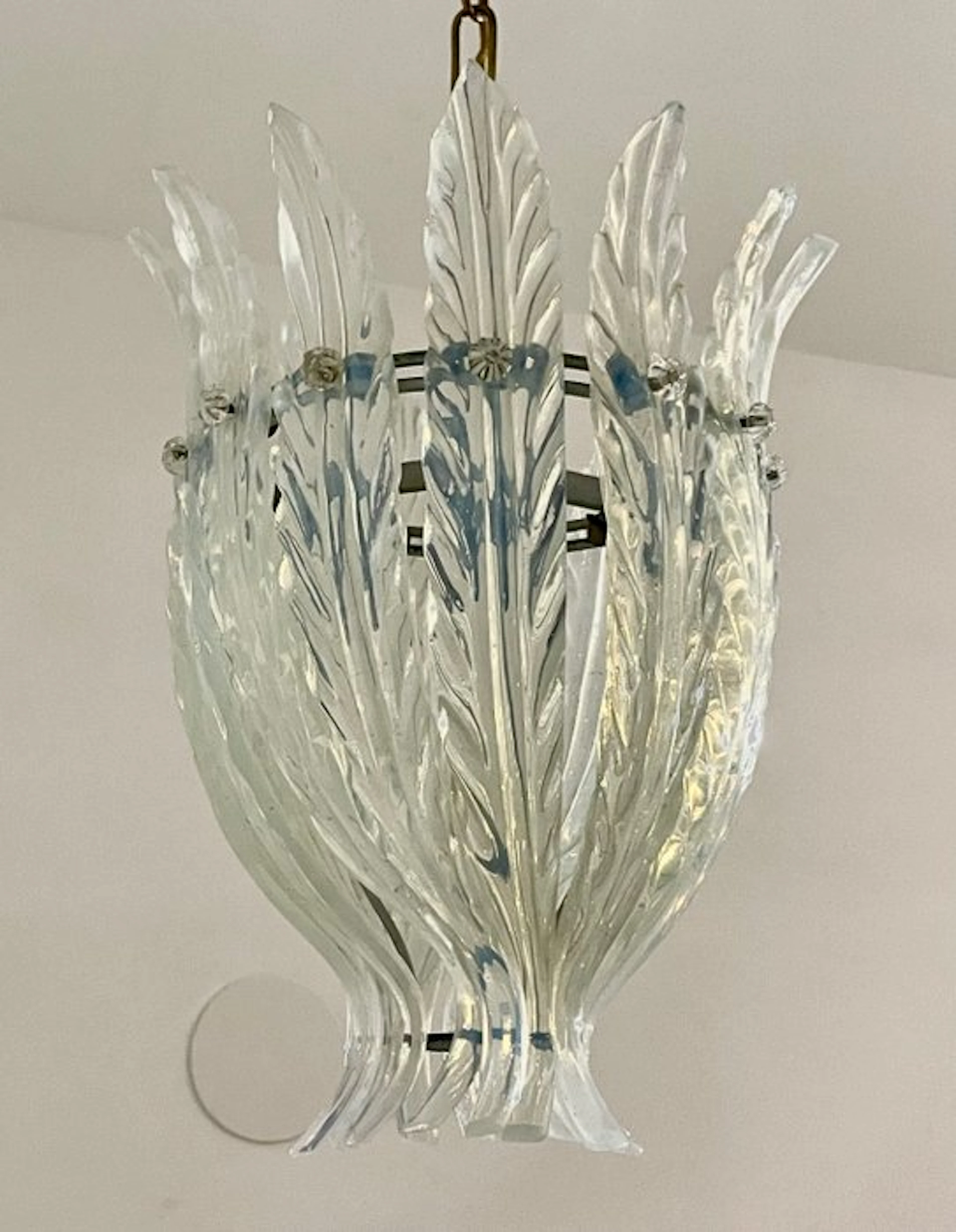 Murano - Guerrieri Murano - Hanging lamp - Glass - Opalescent Murano glass