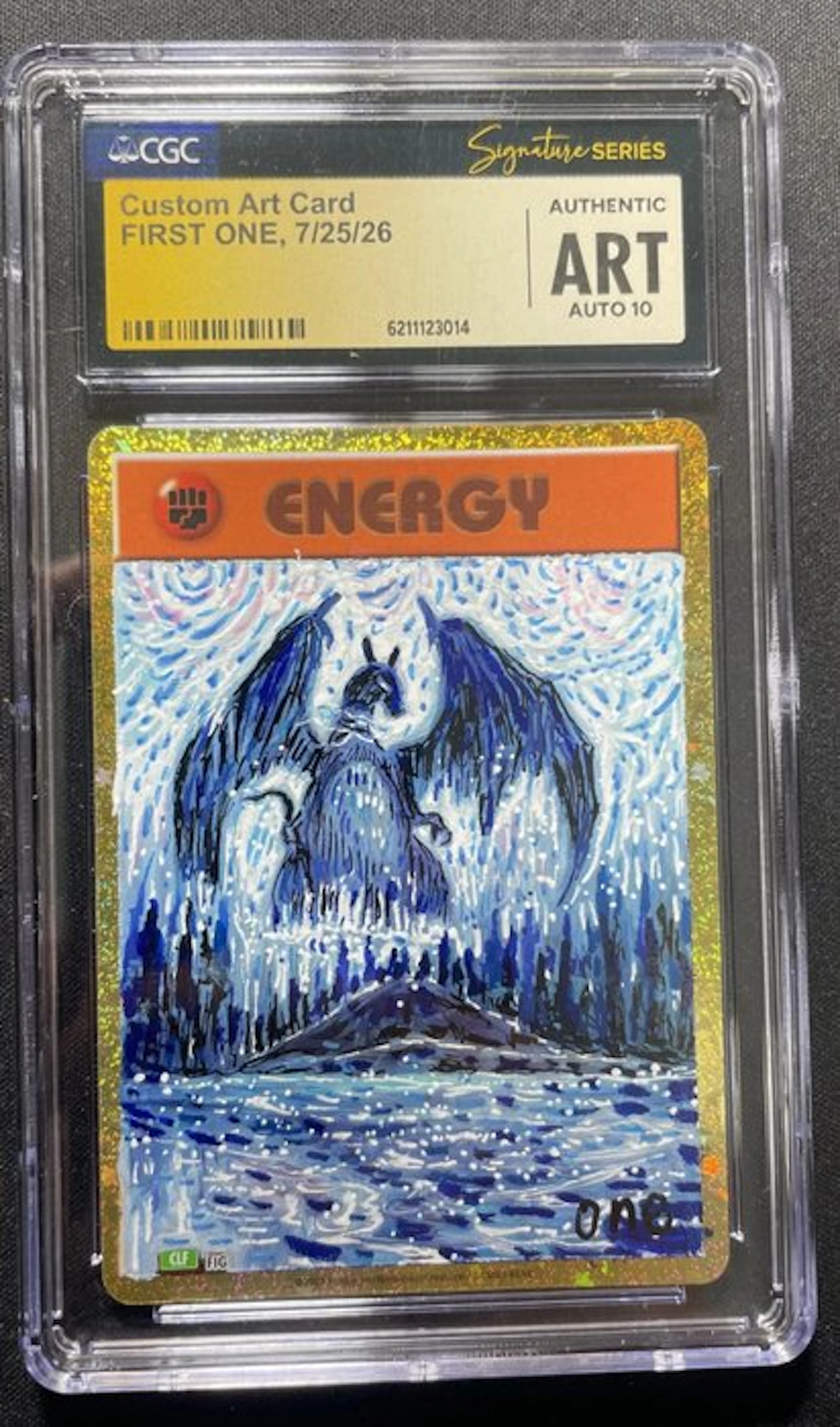 Pokémon - 1 Graded card - Charizard Sketch Art by First...