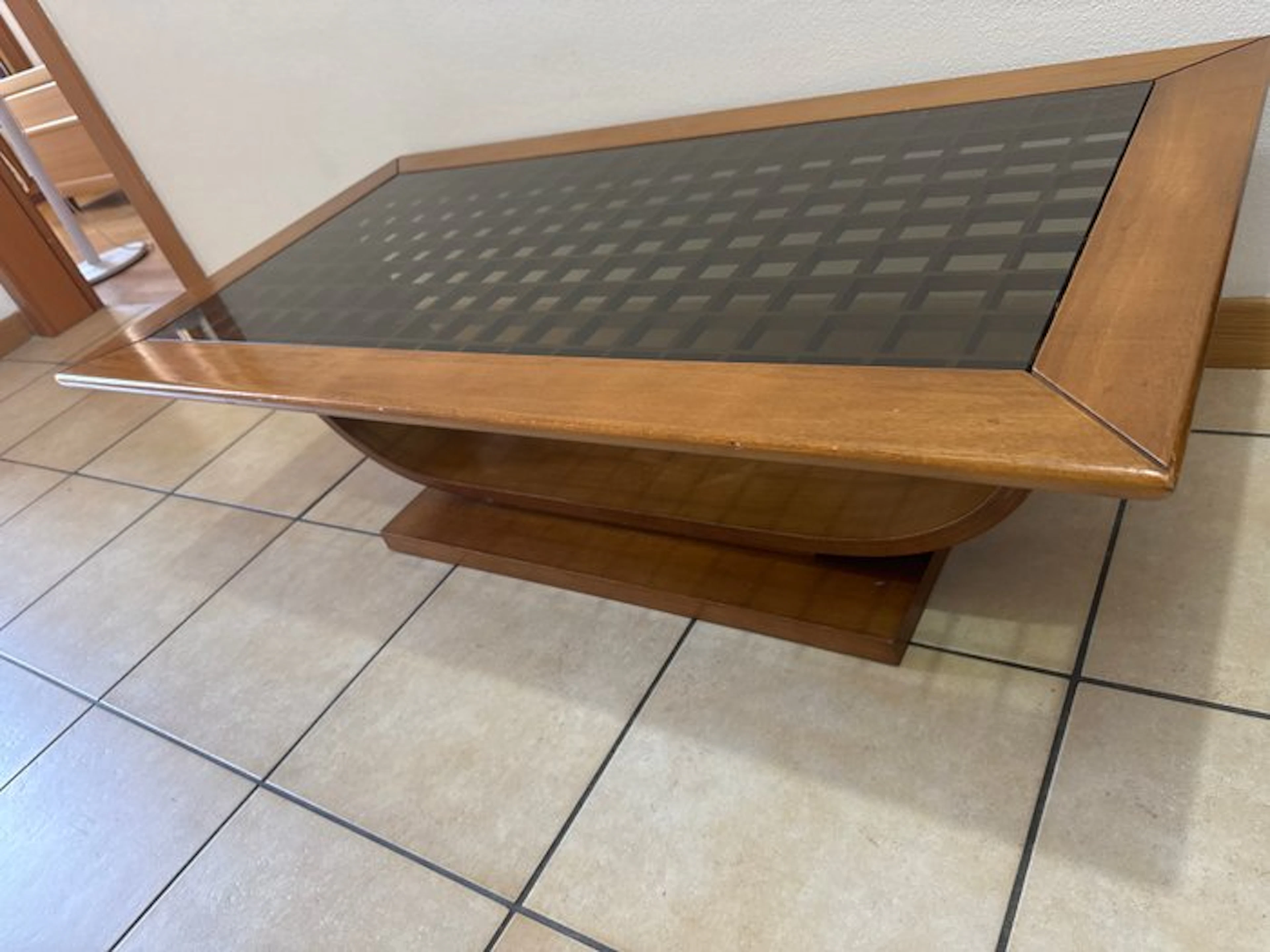 Coffee table - Wood, Glass
