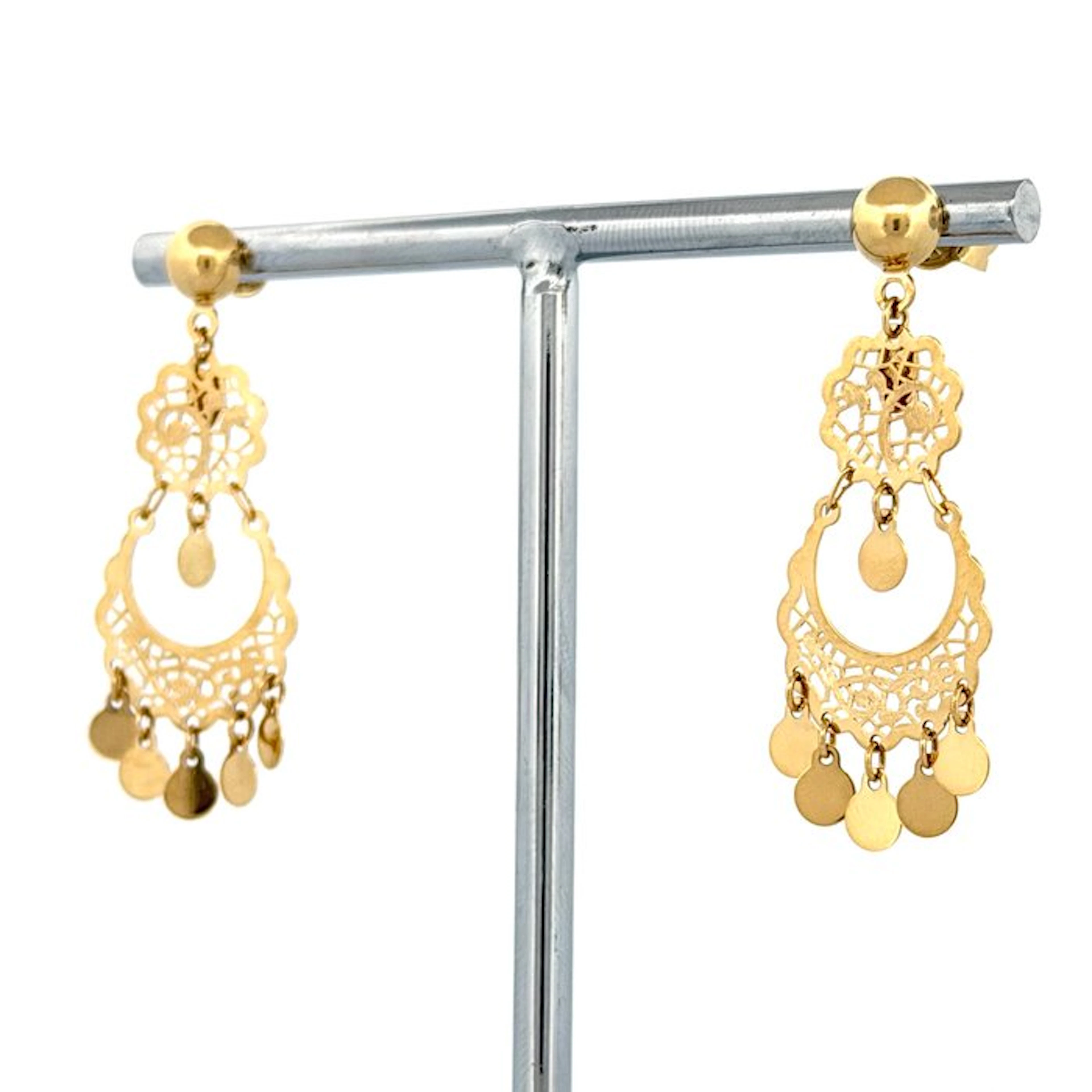 Earrings - 18 kt. Yellow gold - Gold Art