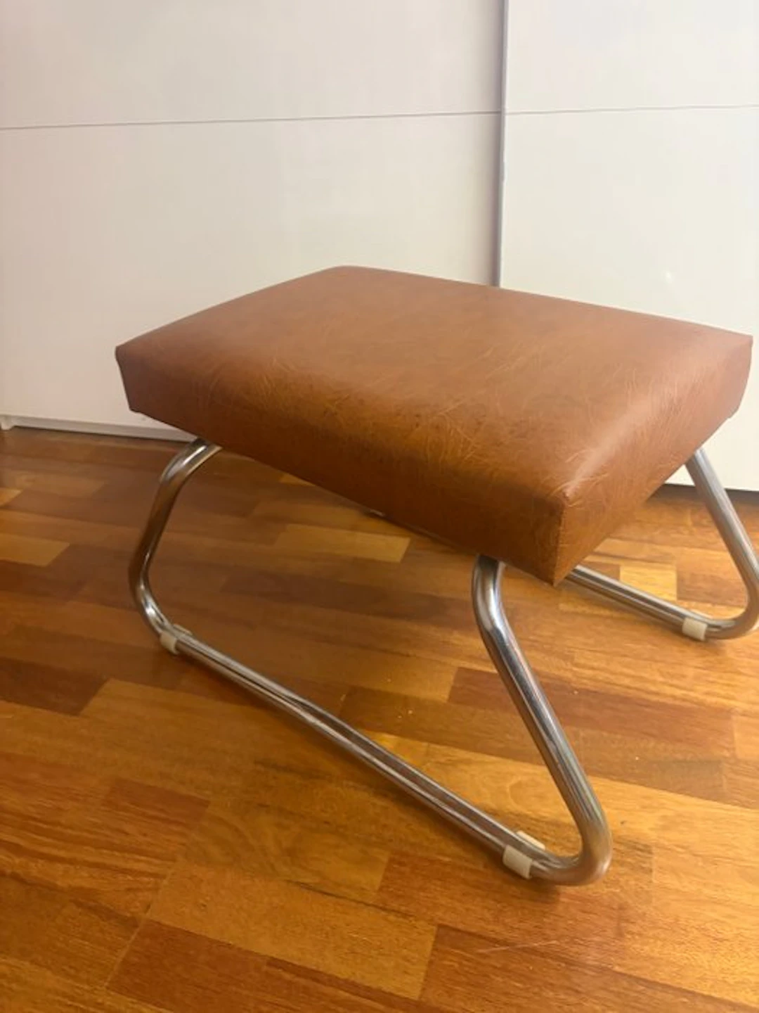 Stool - Synthetic leather - Vintage Stool