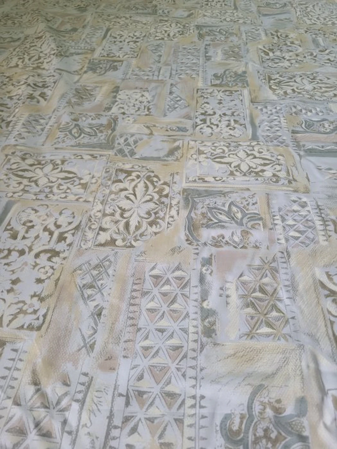 Wonderful 'mosaic' fabric Made in Italy - Textile - 600 cm - 140 cm