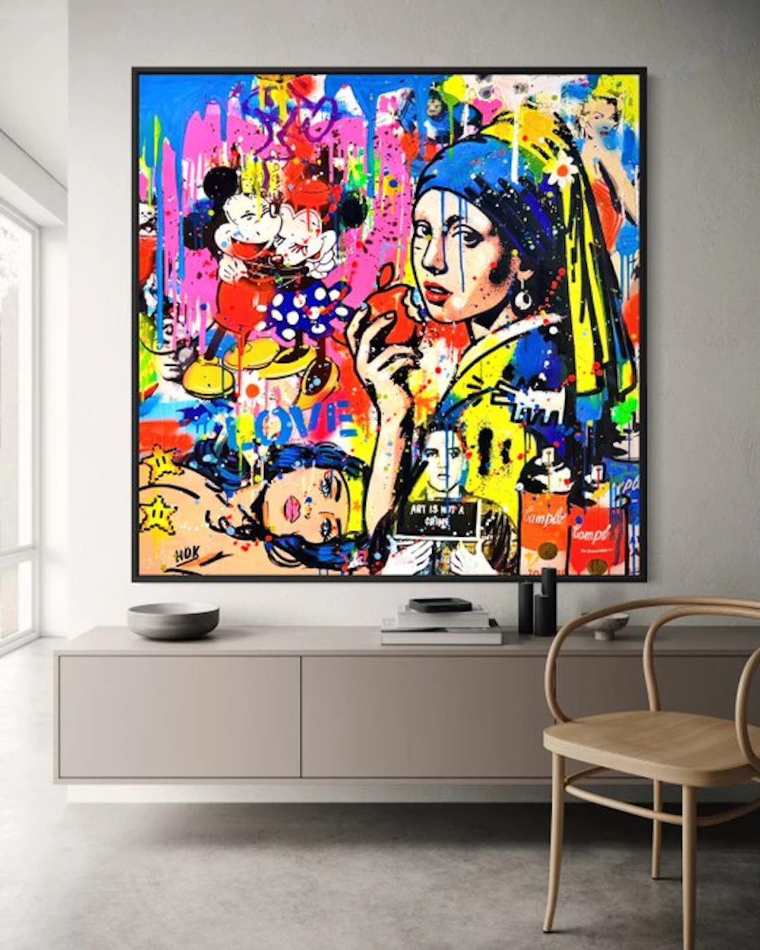 HÖK (1984) - The Girl With The Apple - Square Extra Large XXXL