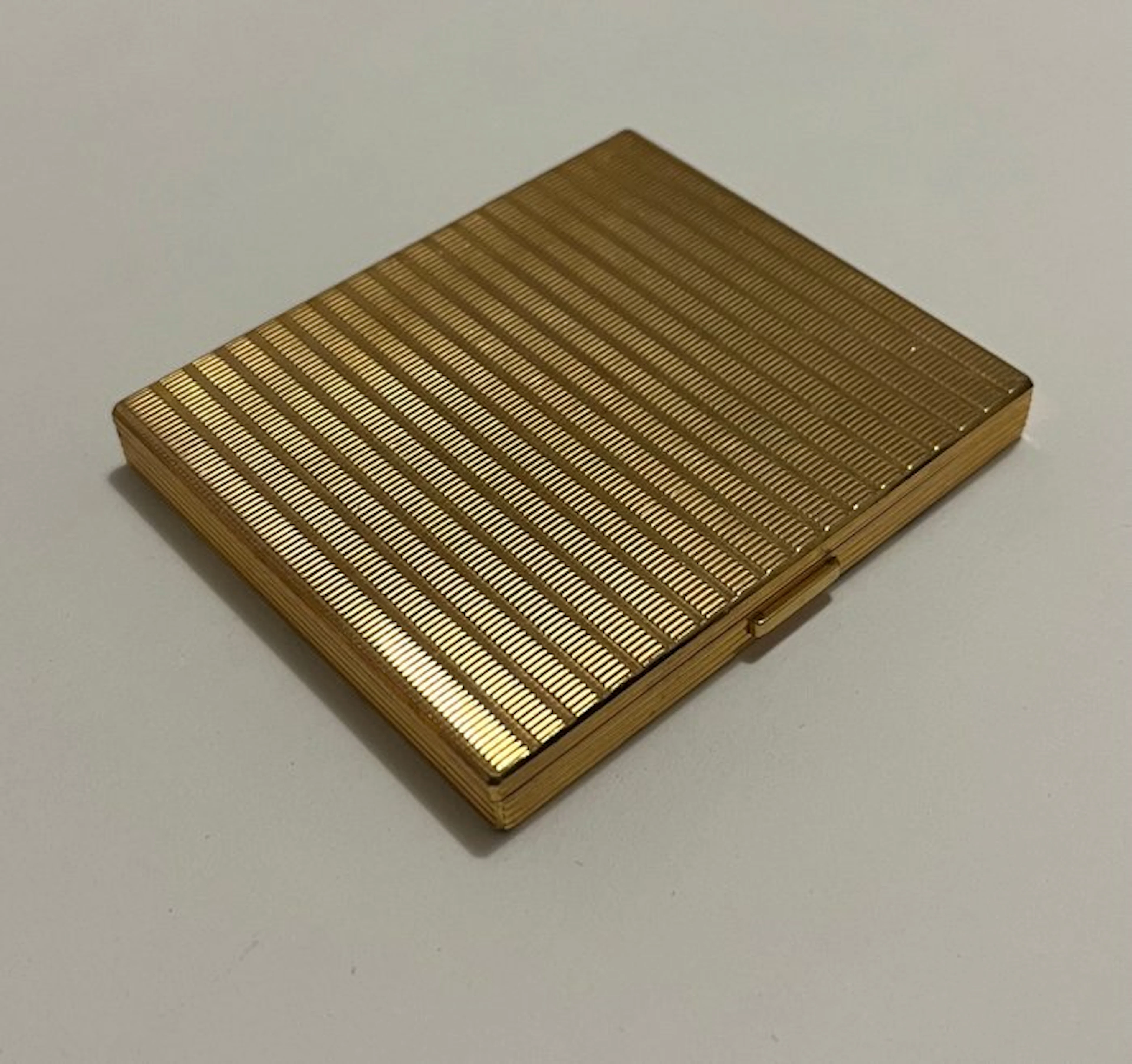 No reserve price - Cigarette case - Gold plated