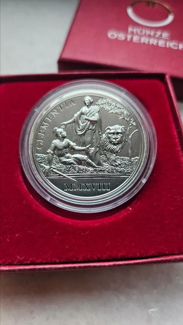 Austria. 20 Euro 2018 "Maria Theresia - Clementia" Proof (No reserve price)
