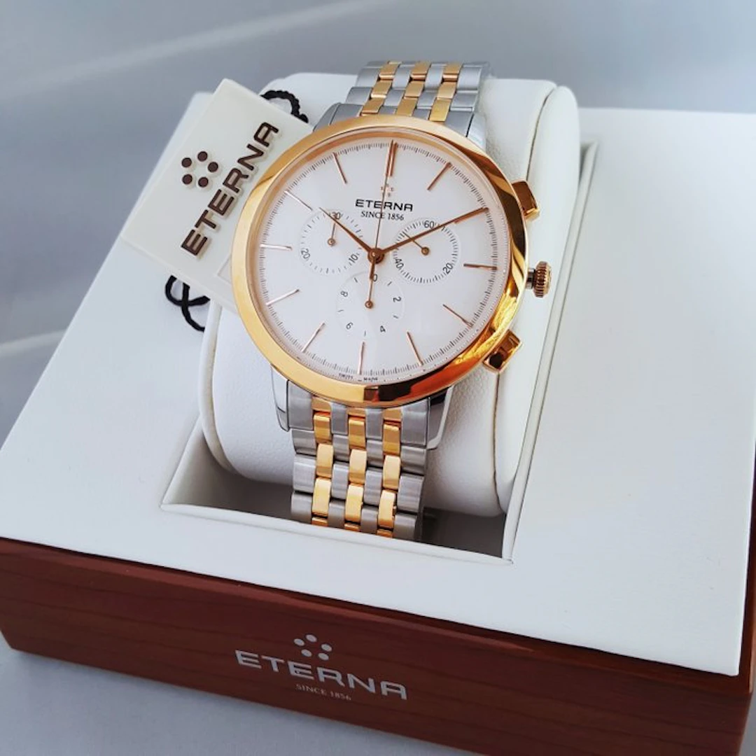 Eterna - Eternity - 18K Gold - Swiss Chronograph 1/10th - New - Men - 2026