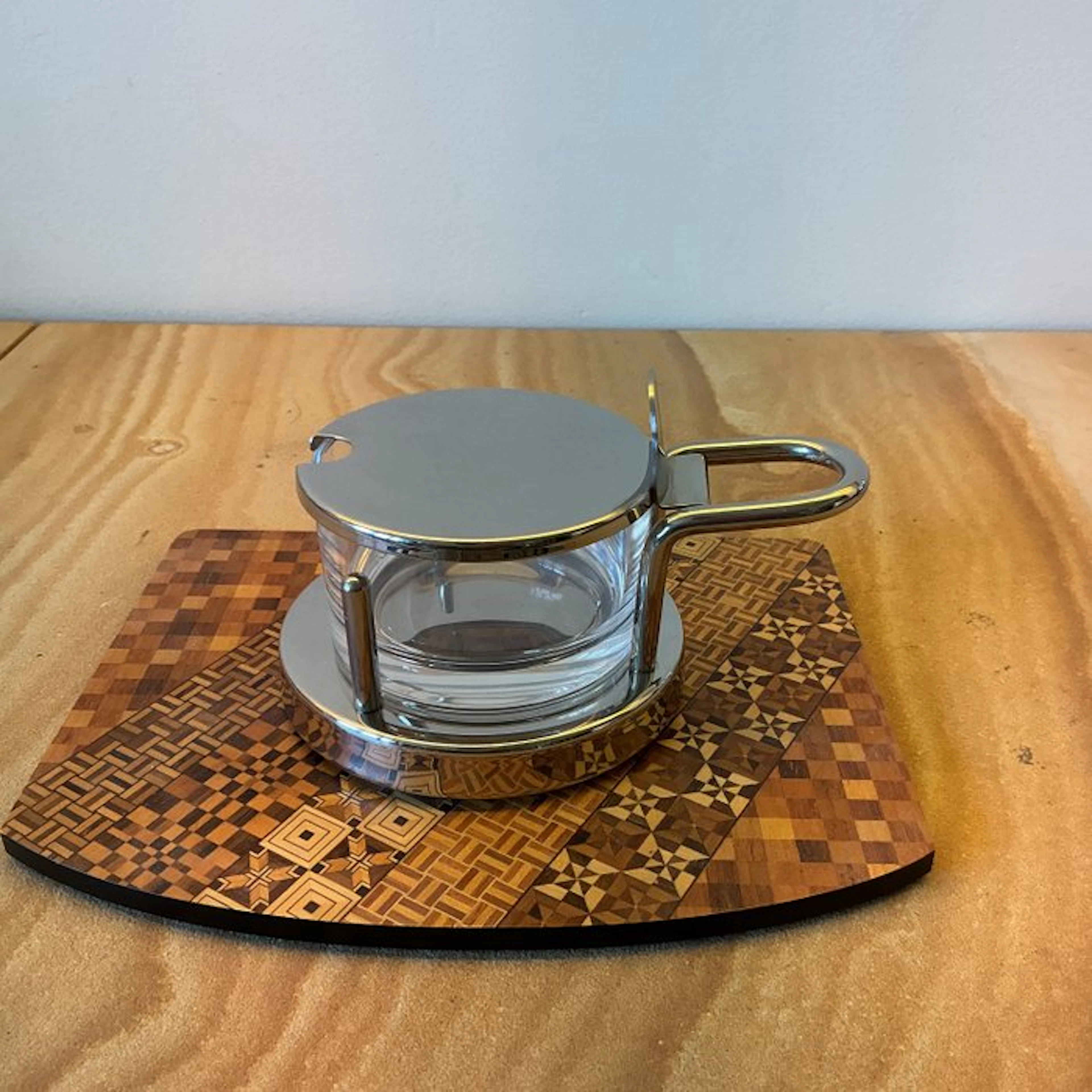 Alessi - Ettore Sottsass - Bowl - 5071 - metal glass