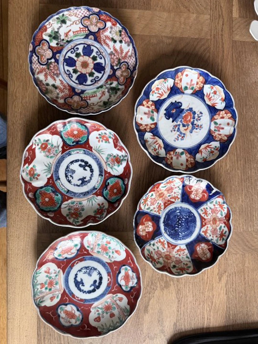 Plate (5) - Porcelain - Japanese Imari plate