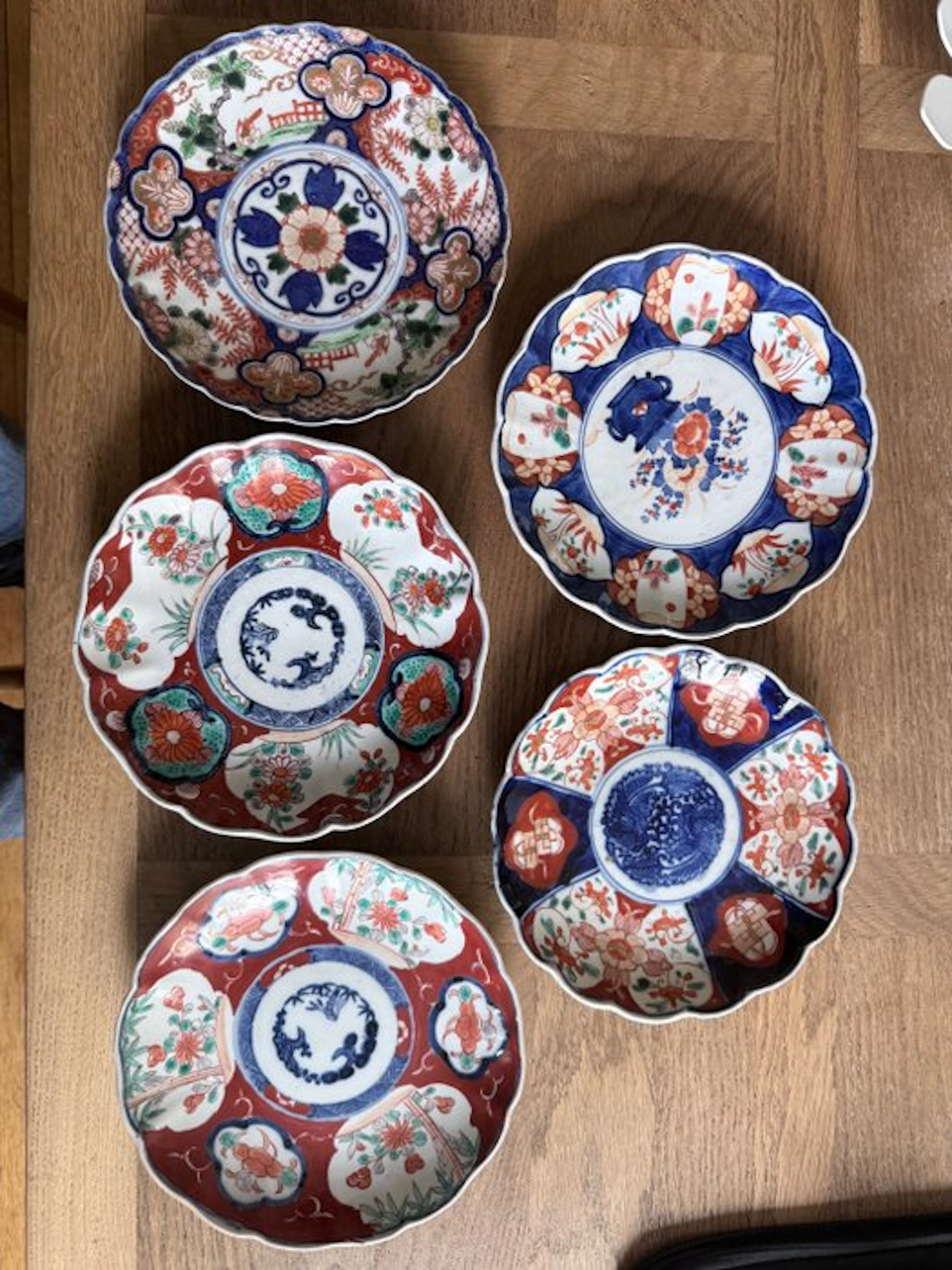 Plate (5) - Porcelain - Japanese Imari plate