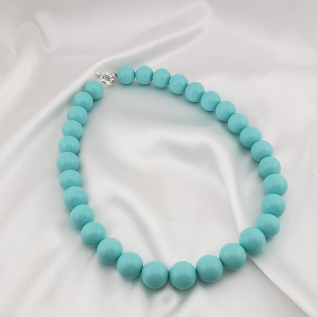 Turquoise - Silver - Necklace - artisanal craftsmanship