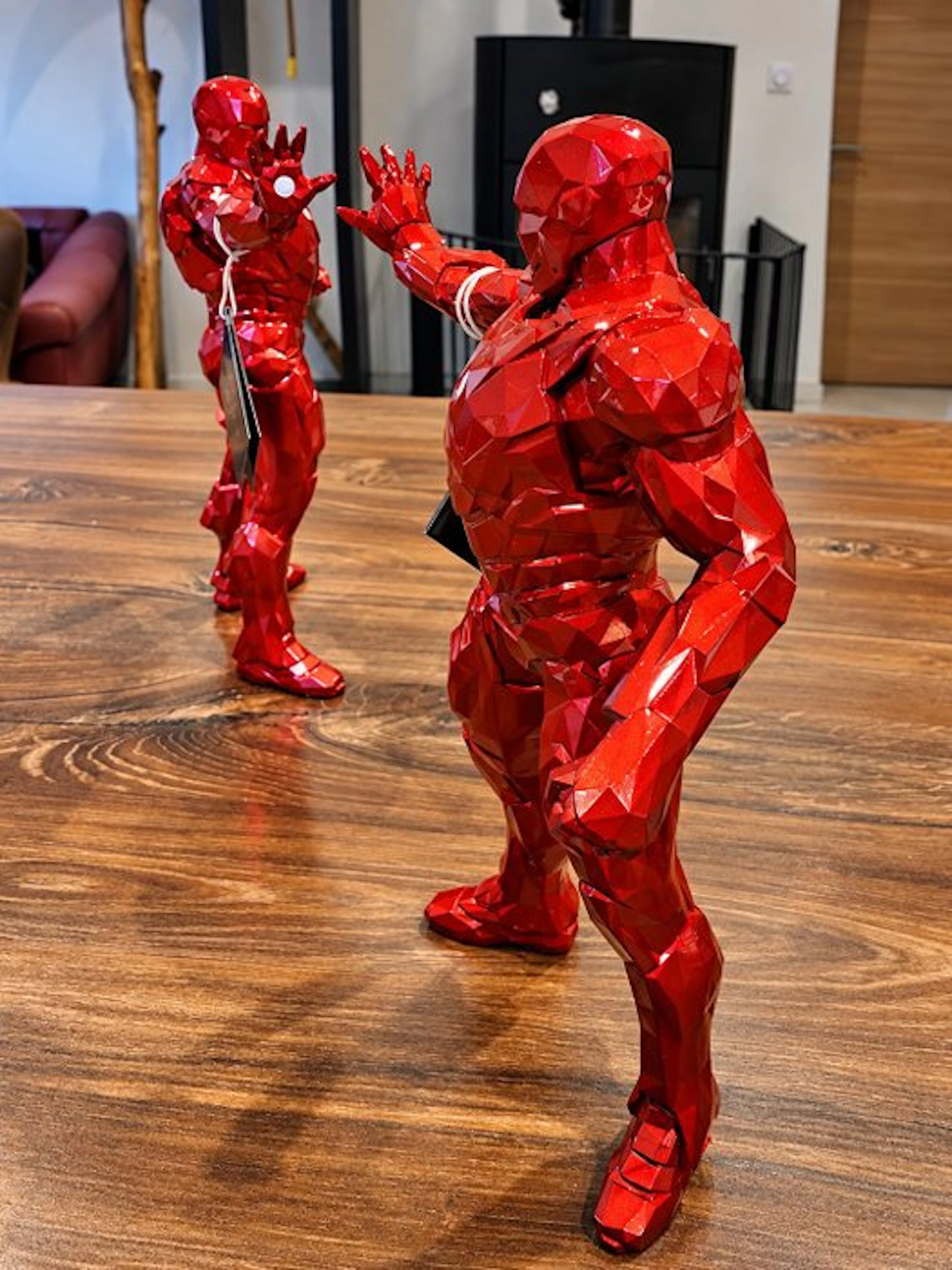 Richard Orlinski (1966) - 2 x Iron Man