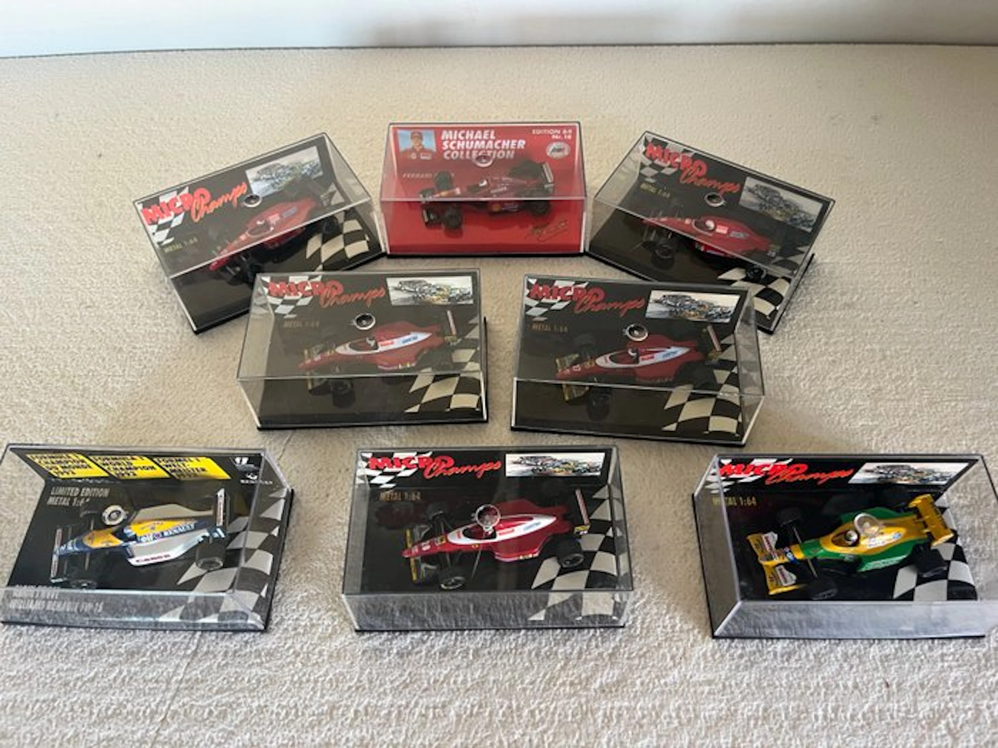 MicroChamps 1:64 - Model car (9) - Formula 1 - Ferrari /...