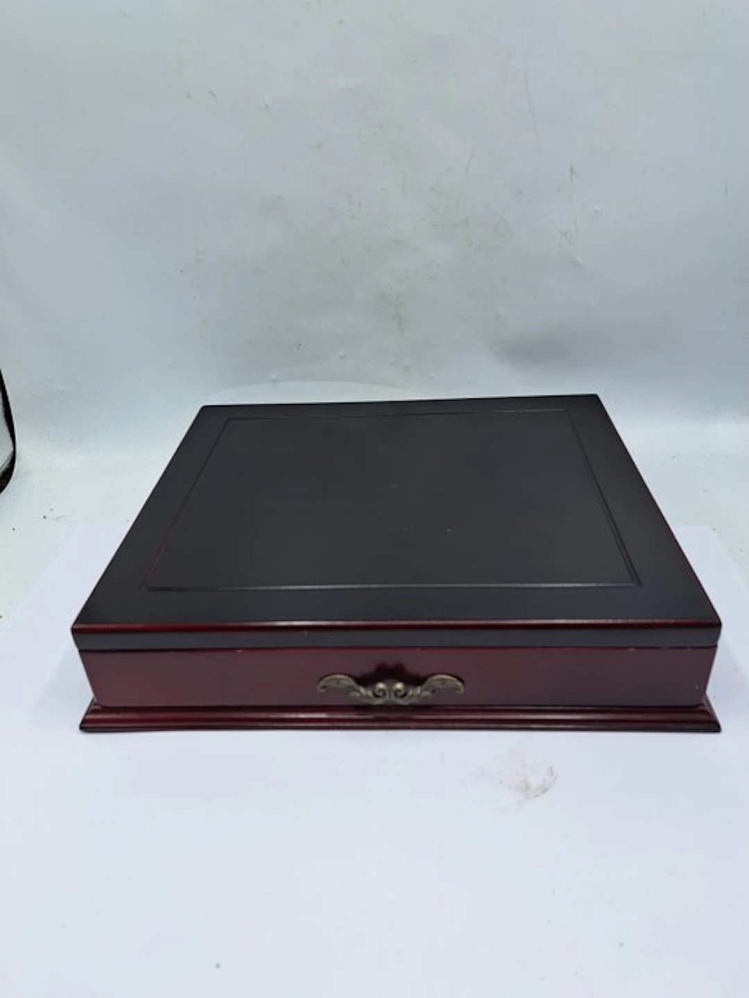 Box - Pocket watch - Mahogany - Watch box and money box