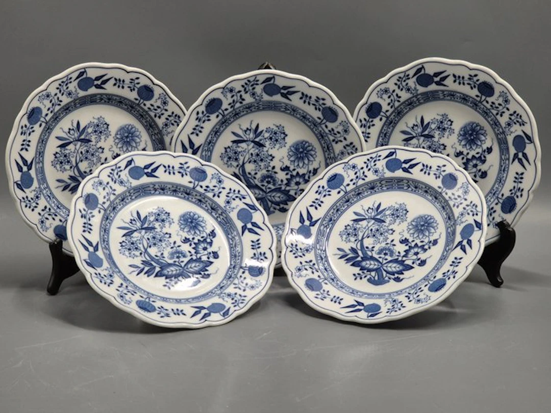 Hutschenreuther Zwiebelmuster Porzellan Teller Set - Dinner set (5) - Porcelain
