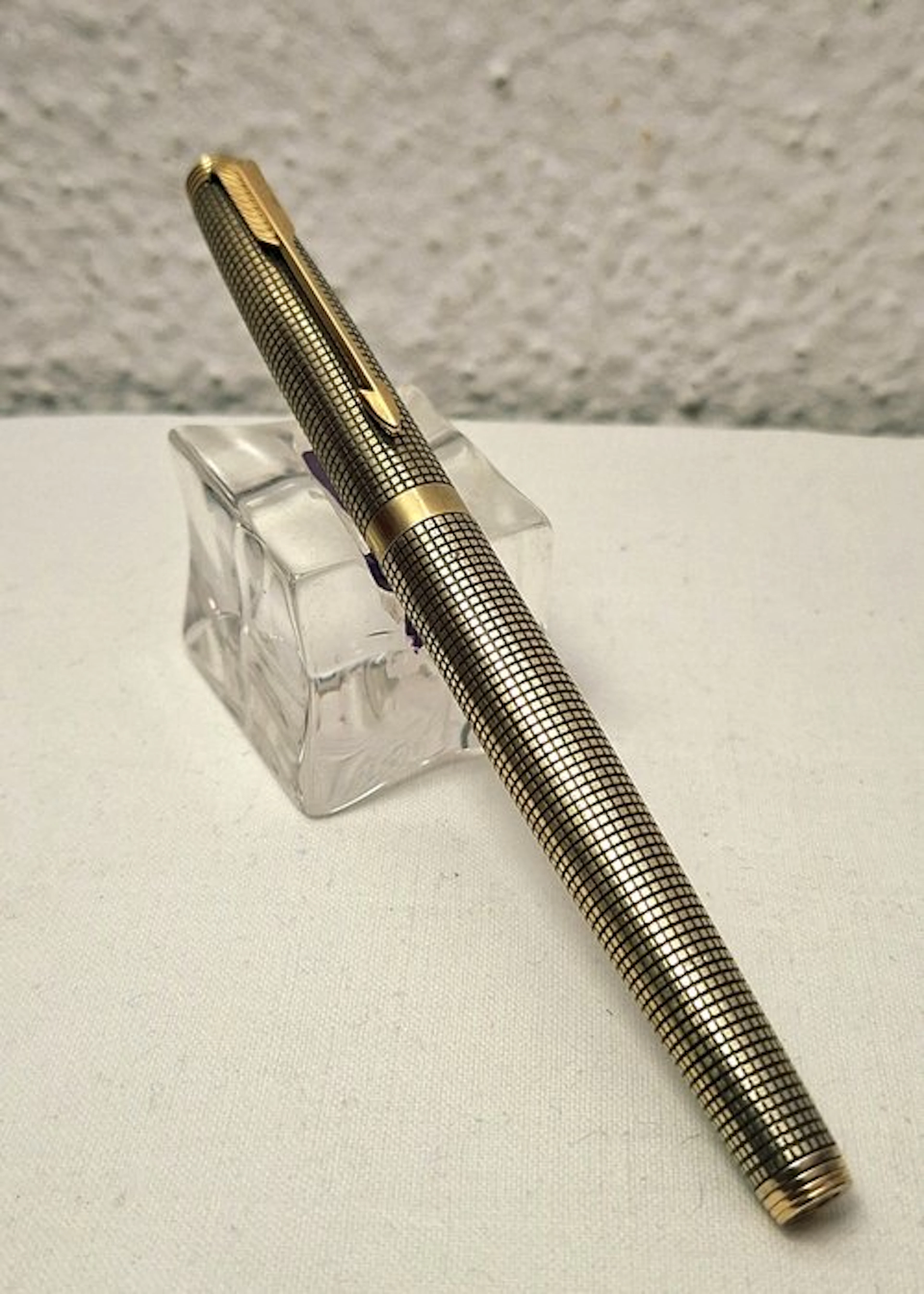 Parker - 75 Cisele Vermeil Silver Sterling 14K gold nib - Fountain pen