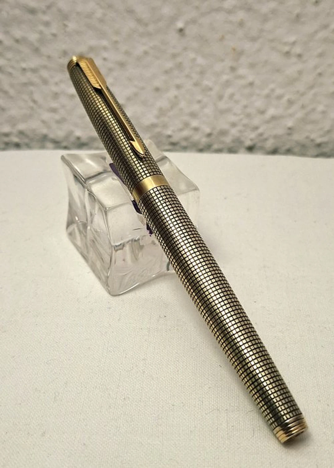 Parker - 75 Cisele Vermeil Silver Sterling 14K gold nib - Fountain pen