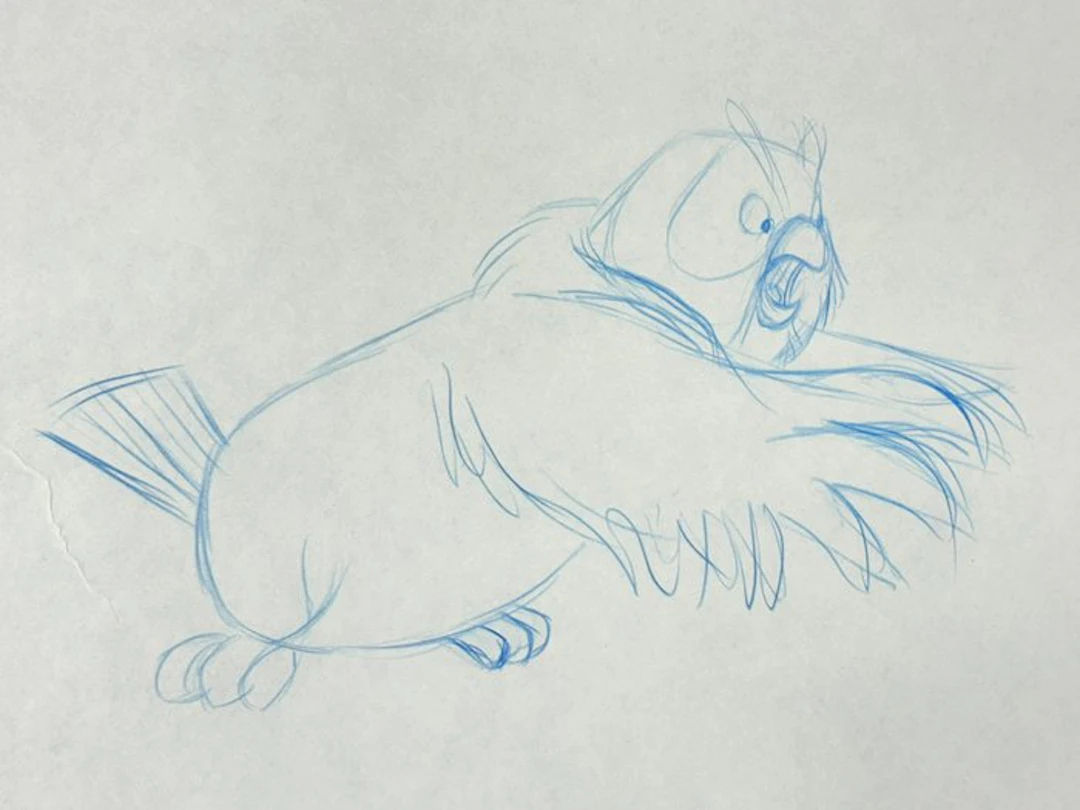 Walt Disney - Original Animation Drawing of Big Mama (40...