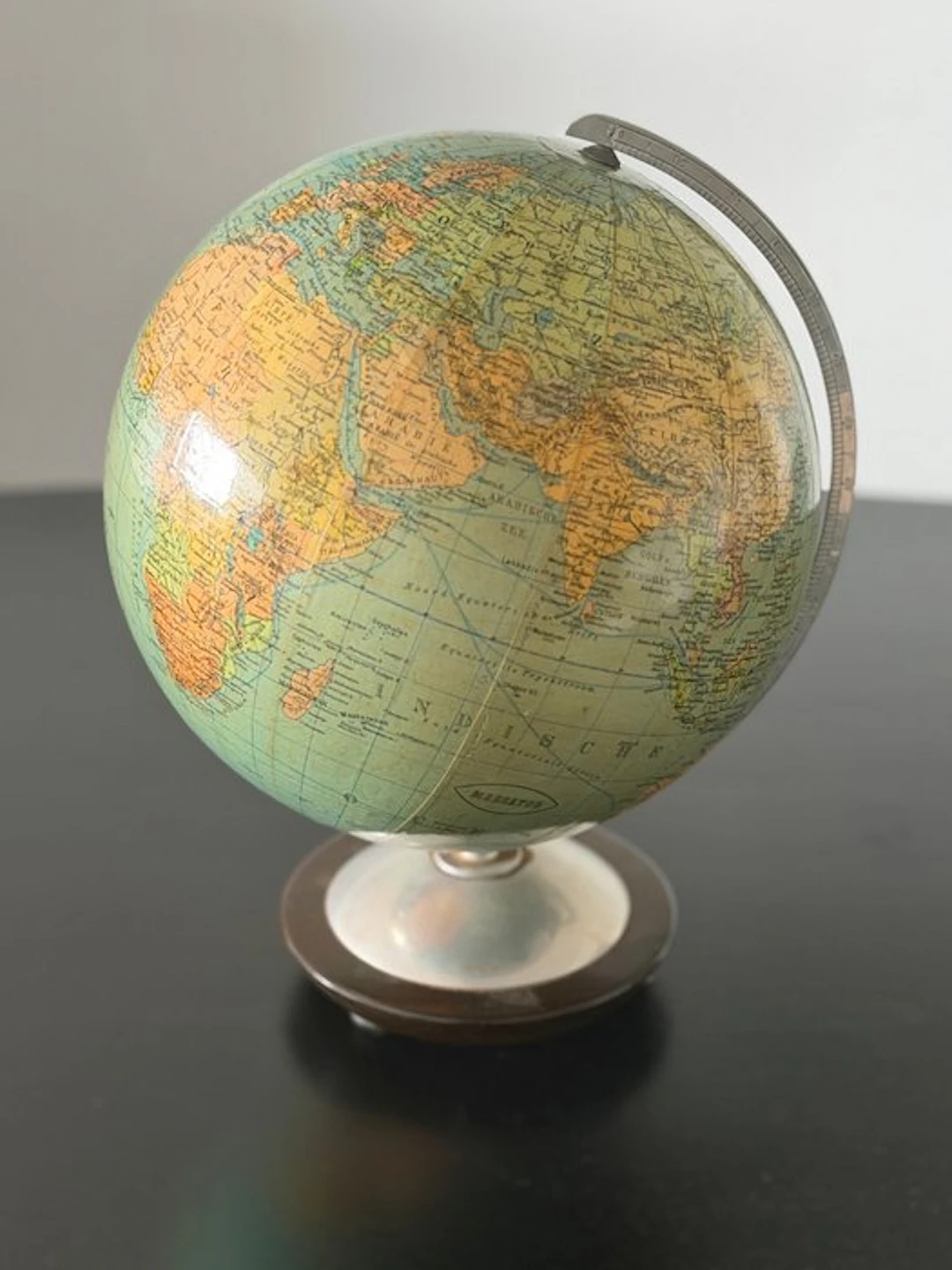 Vintage French Terrestrial Globe manufactured by Mercator - 1950