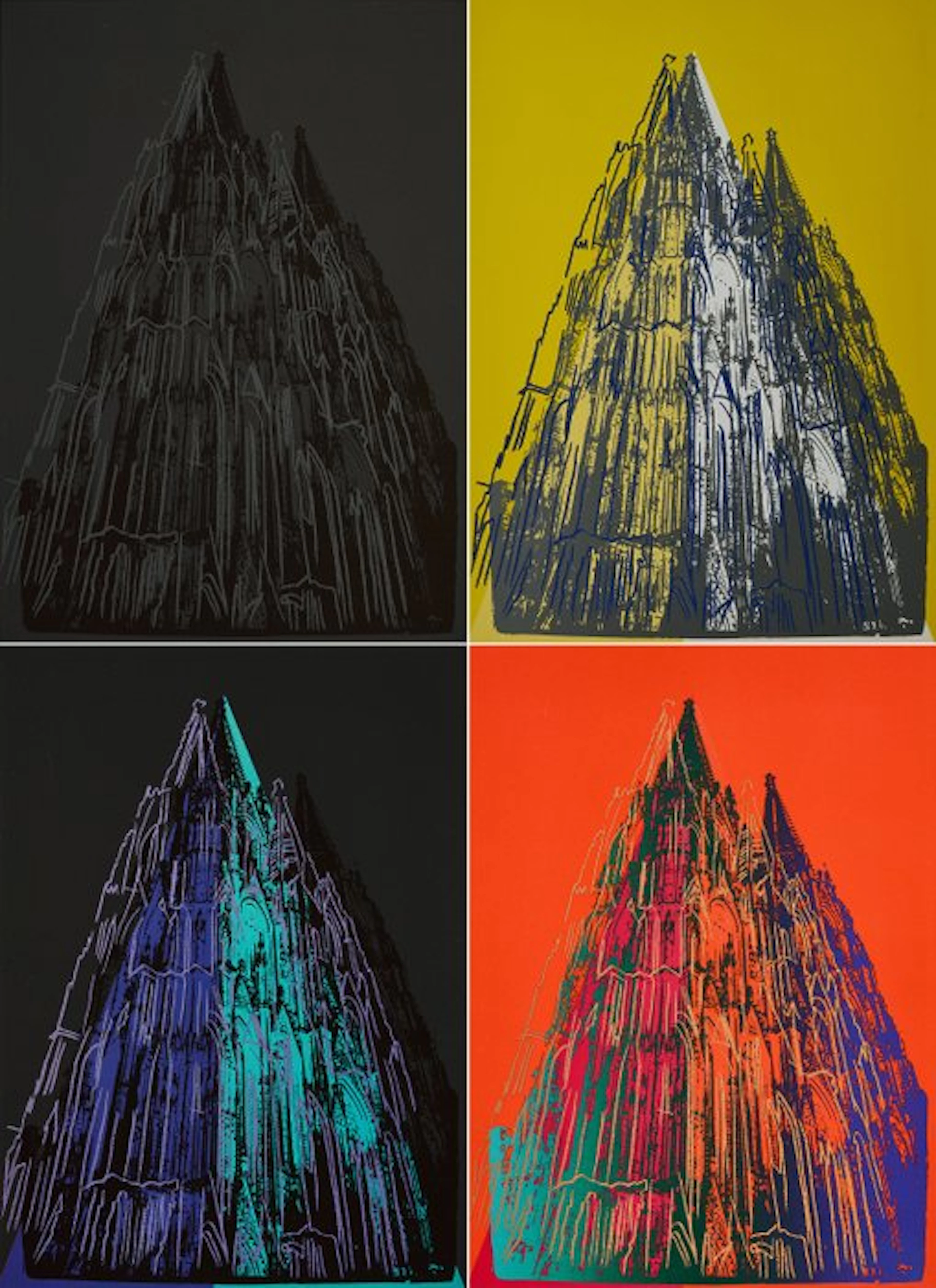 Andy Warhol (1928-1987) - Cologne Cathedral (Der Dom zu Köln)