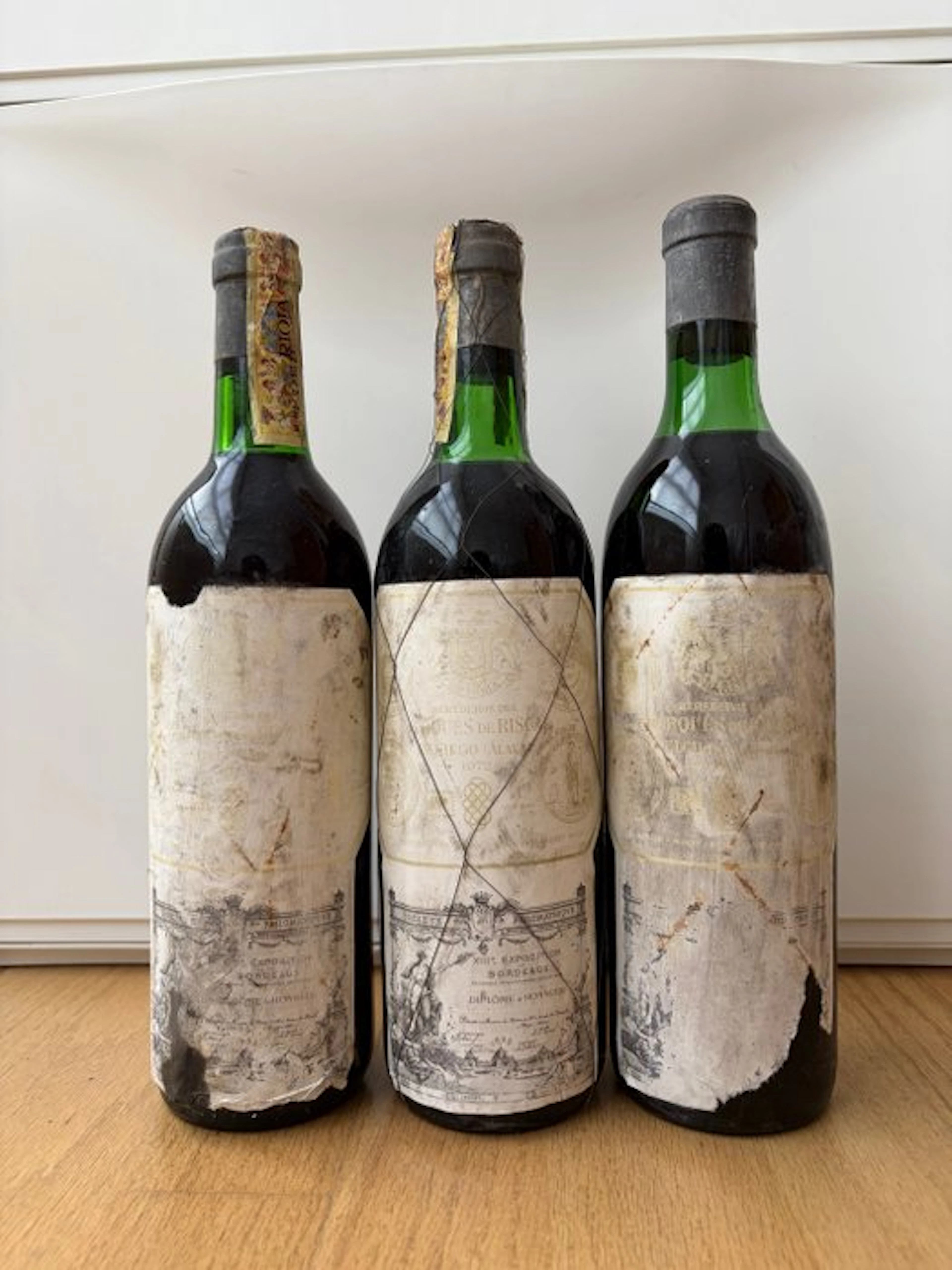 1972 Marqués de Riscal - Álava, Rioja - 3 Bottles (0.75L)