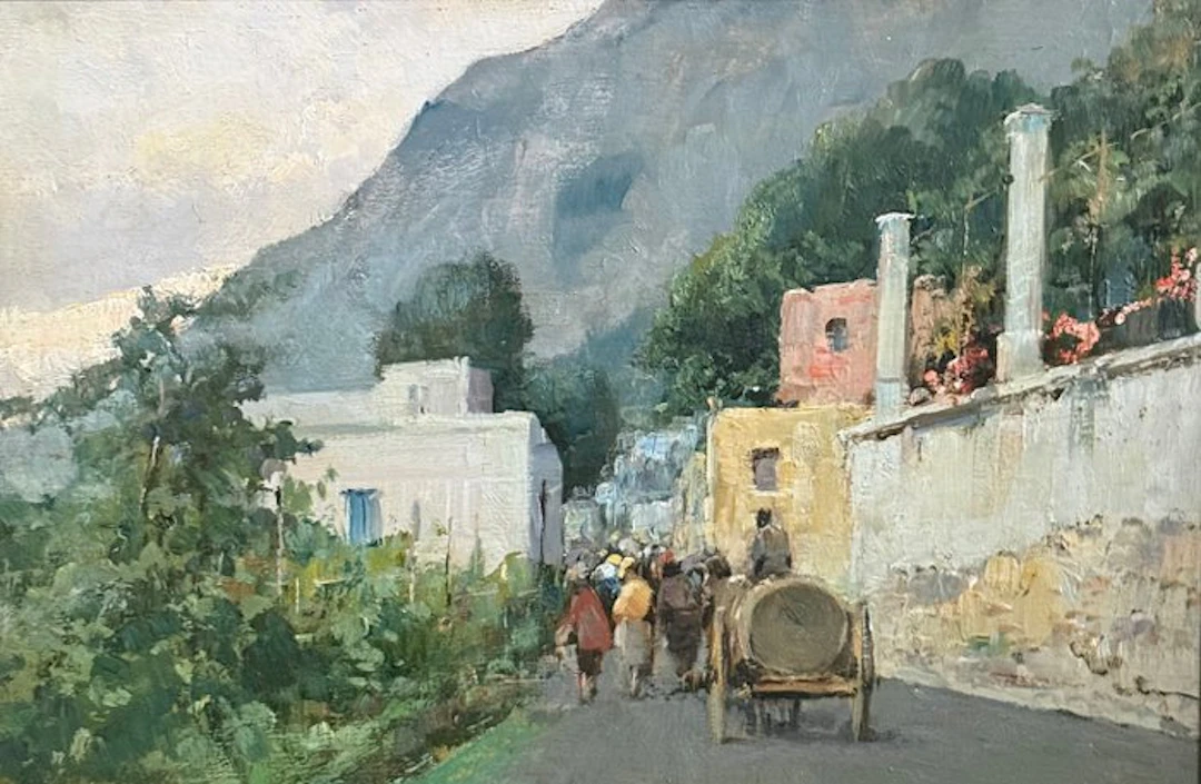 Nicolas De Corsi (1882-1956) - In Costiera