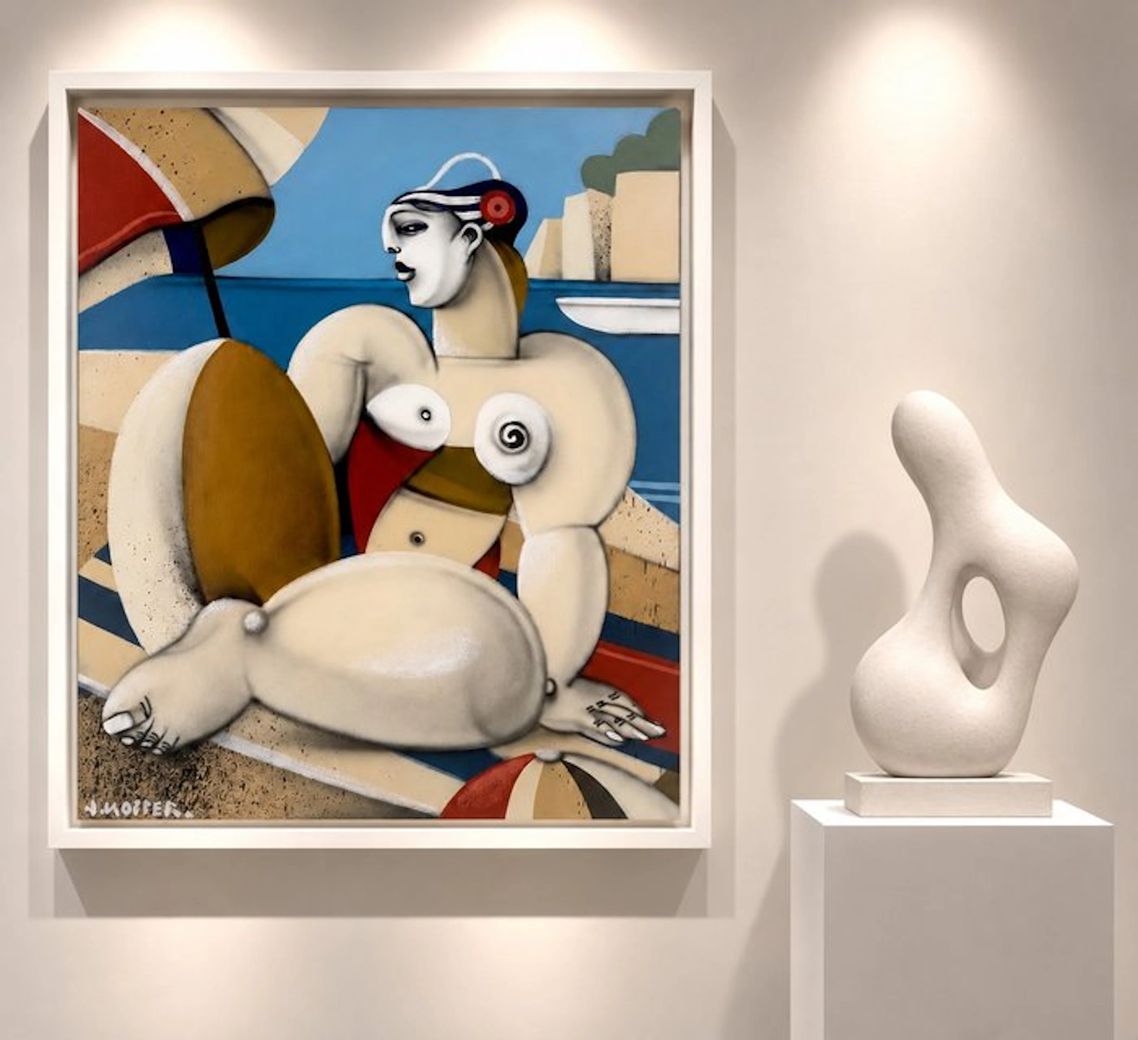 Jone Hopper - Baigneuse à Saint-Jean-de-Luz