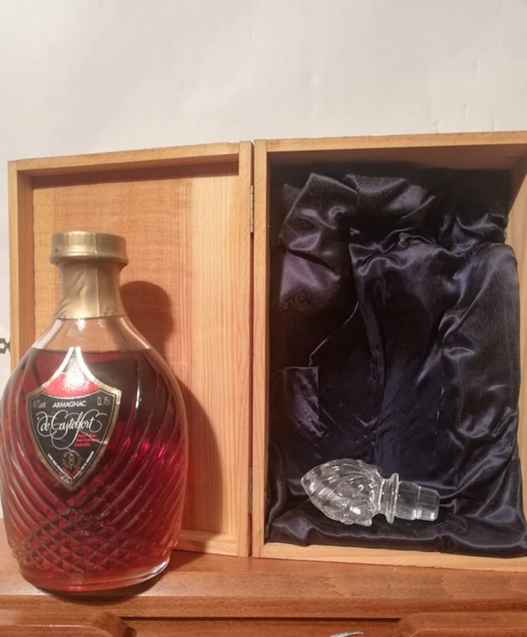 De Castelfort - Cristal d'Arques decanter - b. 1980s - 75cl