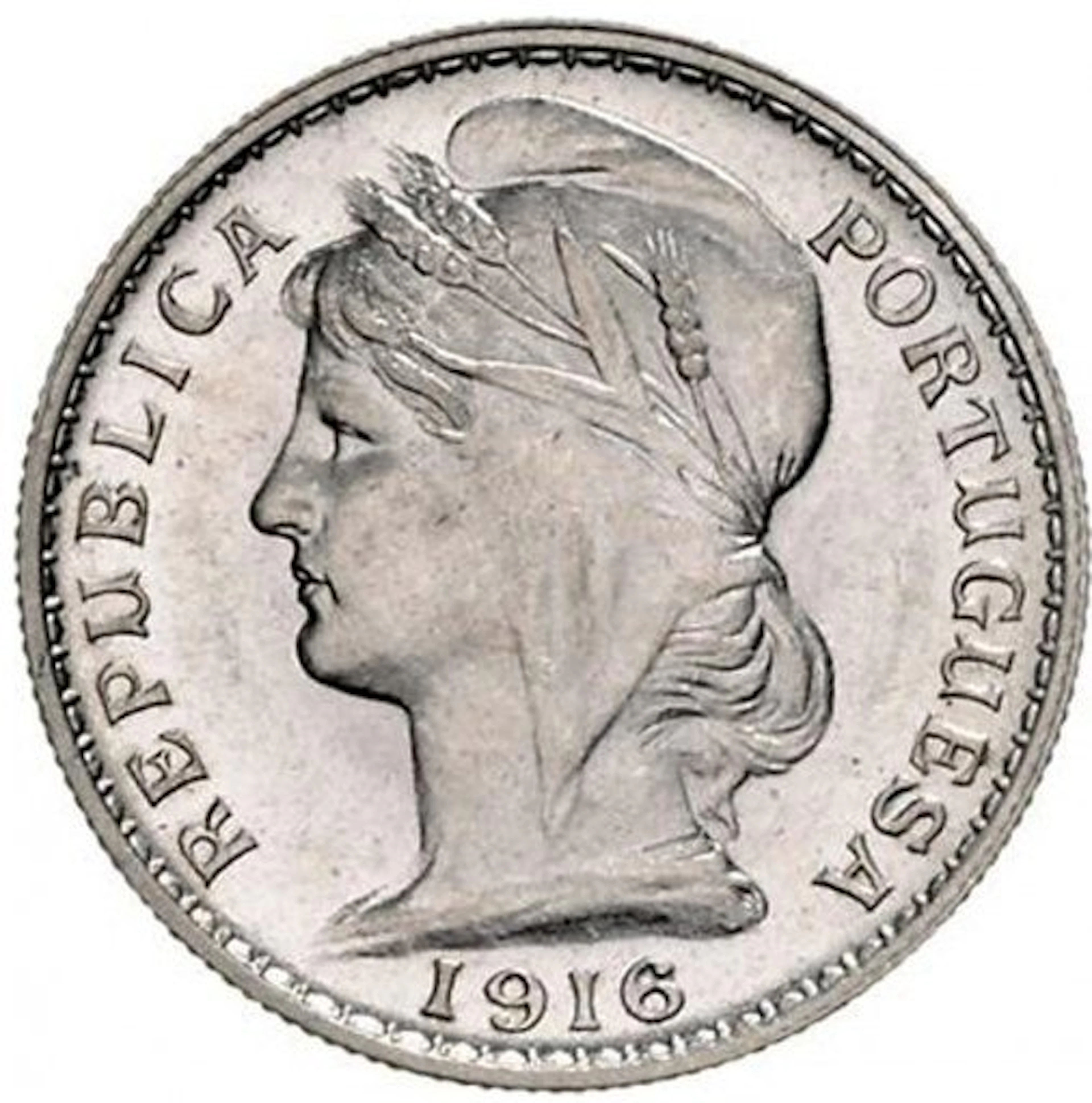 Portugal. 20 centavos 1916 - NGC MS61