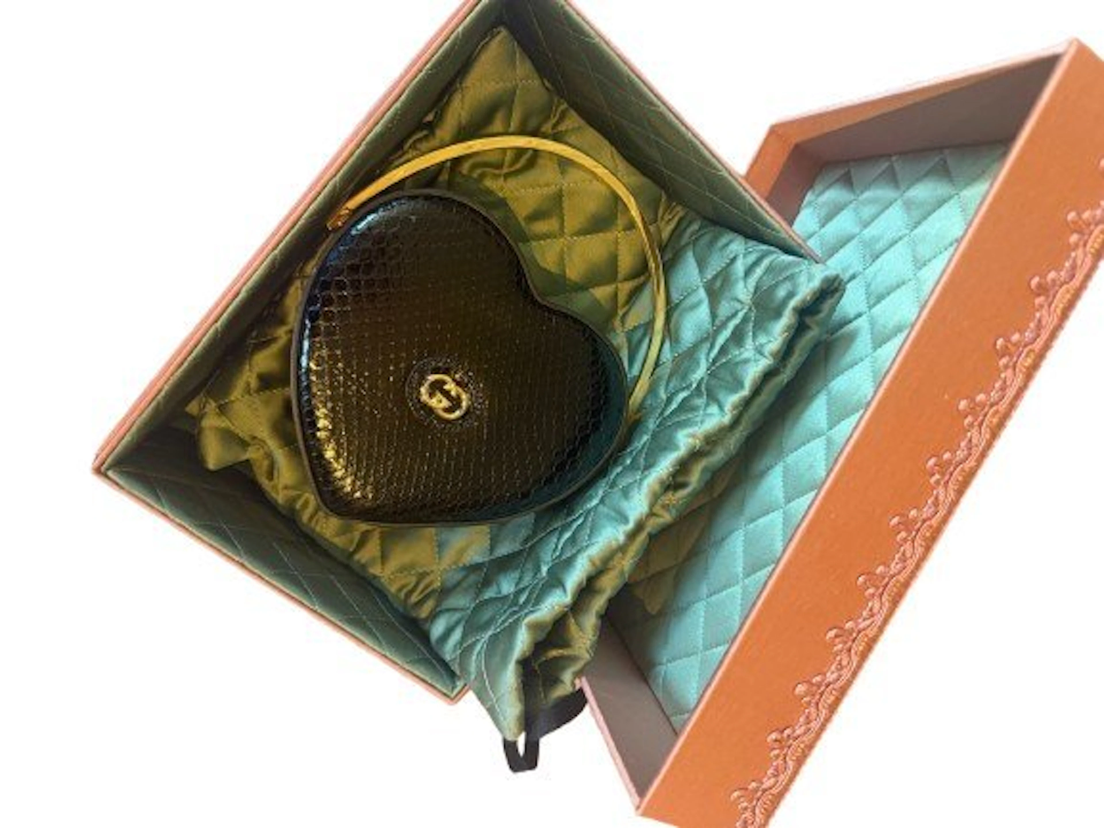 Gucci - Herz-Tasche Krokodilleder limited Edition - Handbag