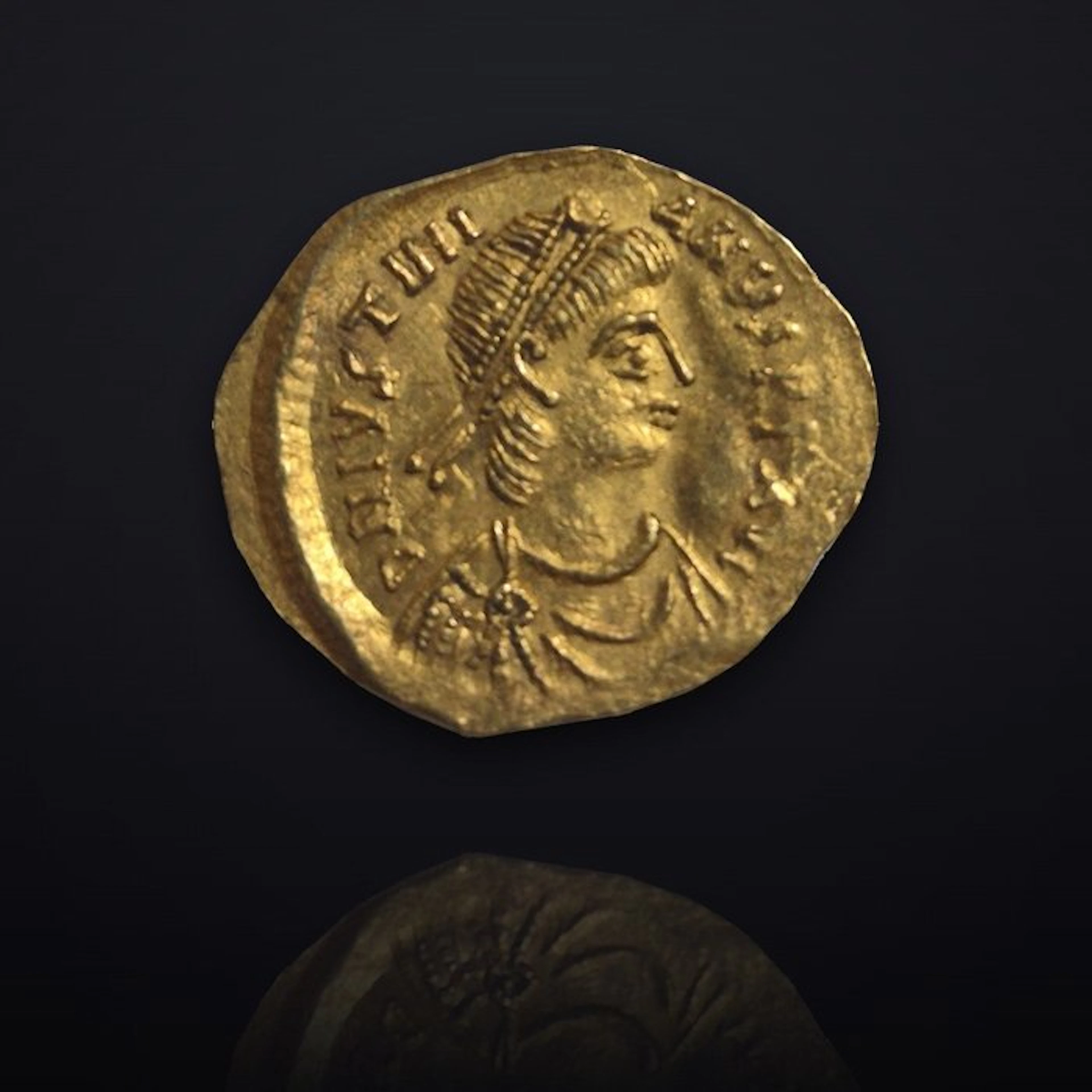 Byzantine Empire. Justin I (AD 518-527). Tremissis