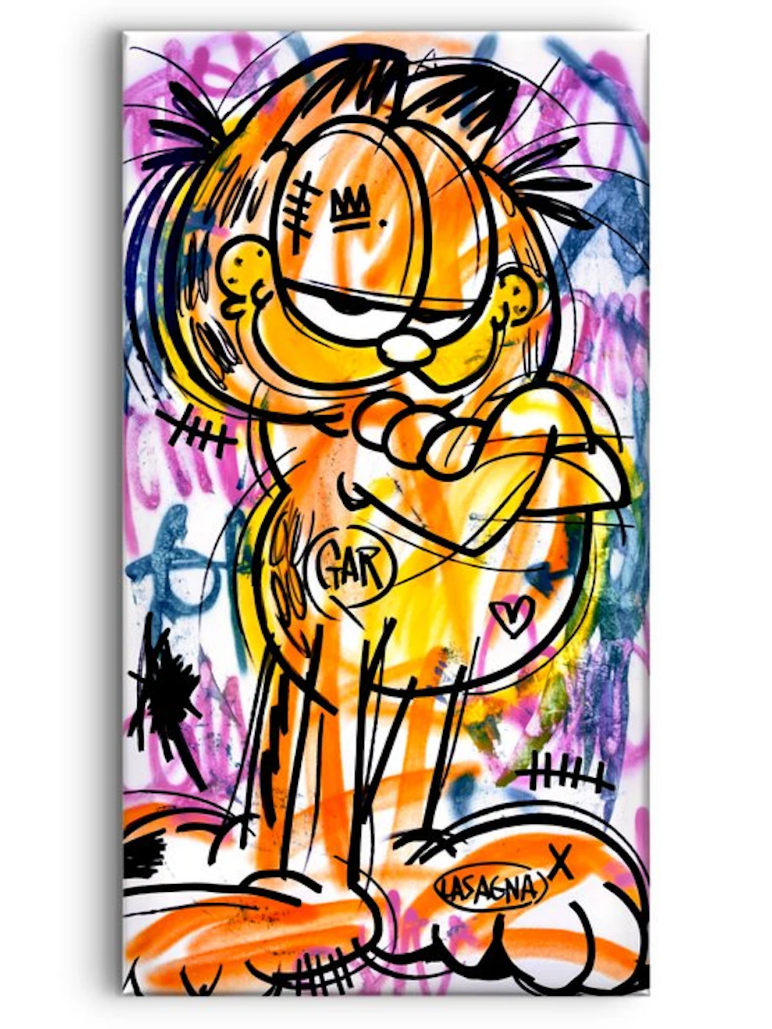 LACRISS (1990) - Garfield Bro + Original Paint 100% - (154 x 90 cm) XXL