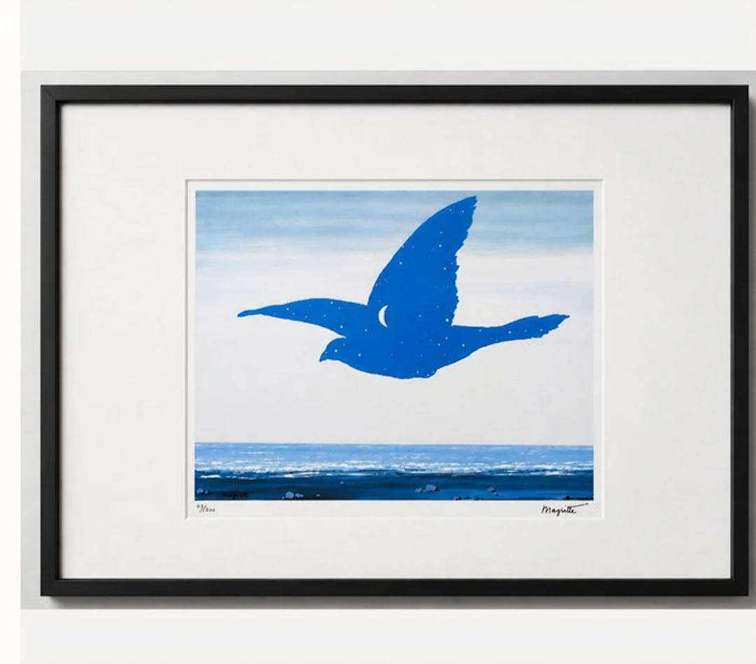 René Magritte - S.P.A.D.E.M (Paris) - Le Baise - 1980s