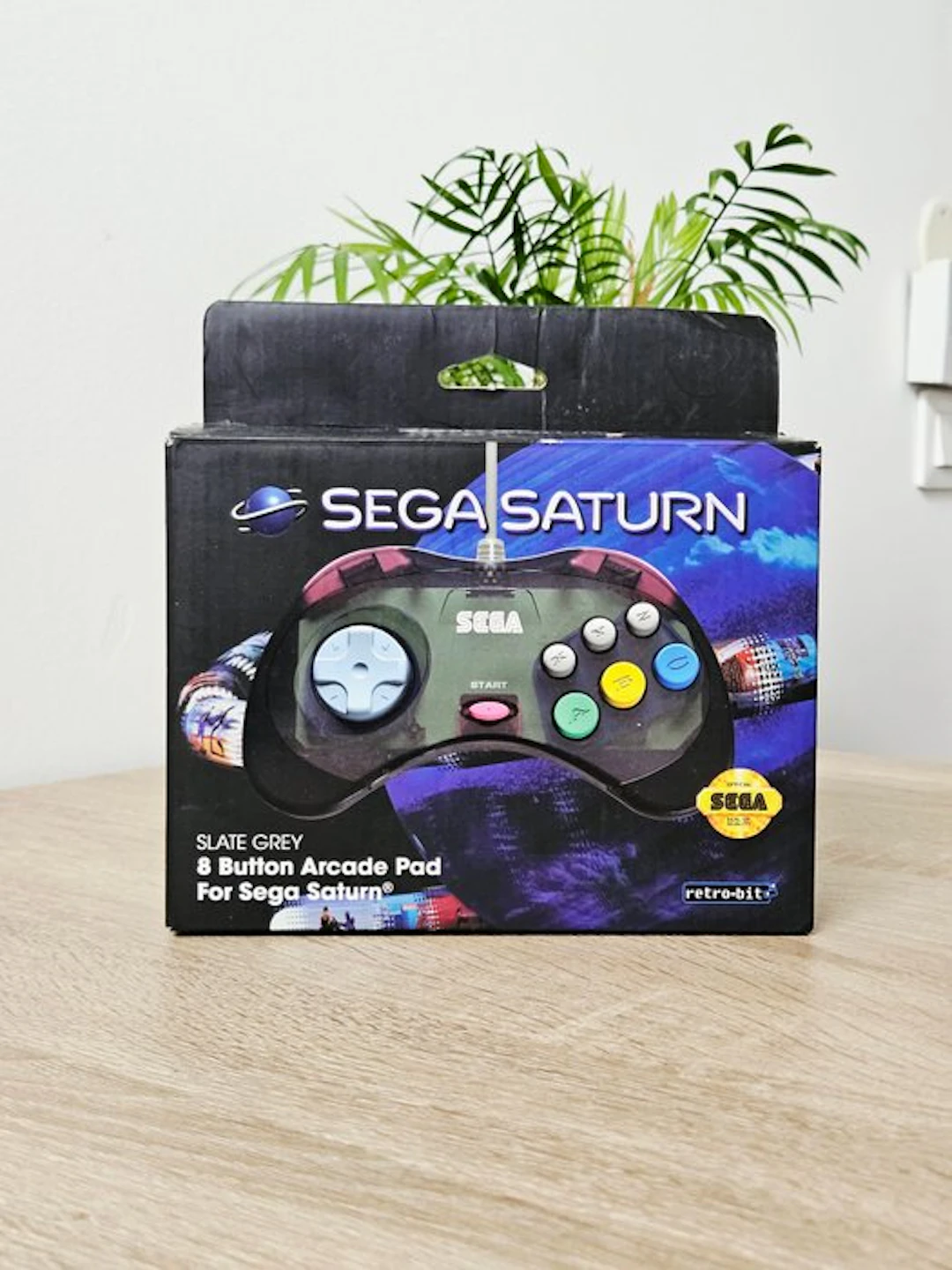Sega - Saturn - Manette Filaire Retro bit SEGA Saturn...