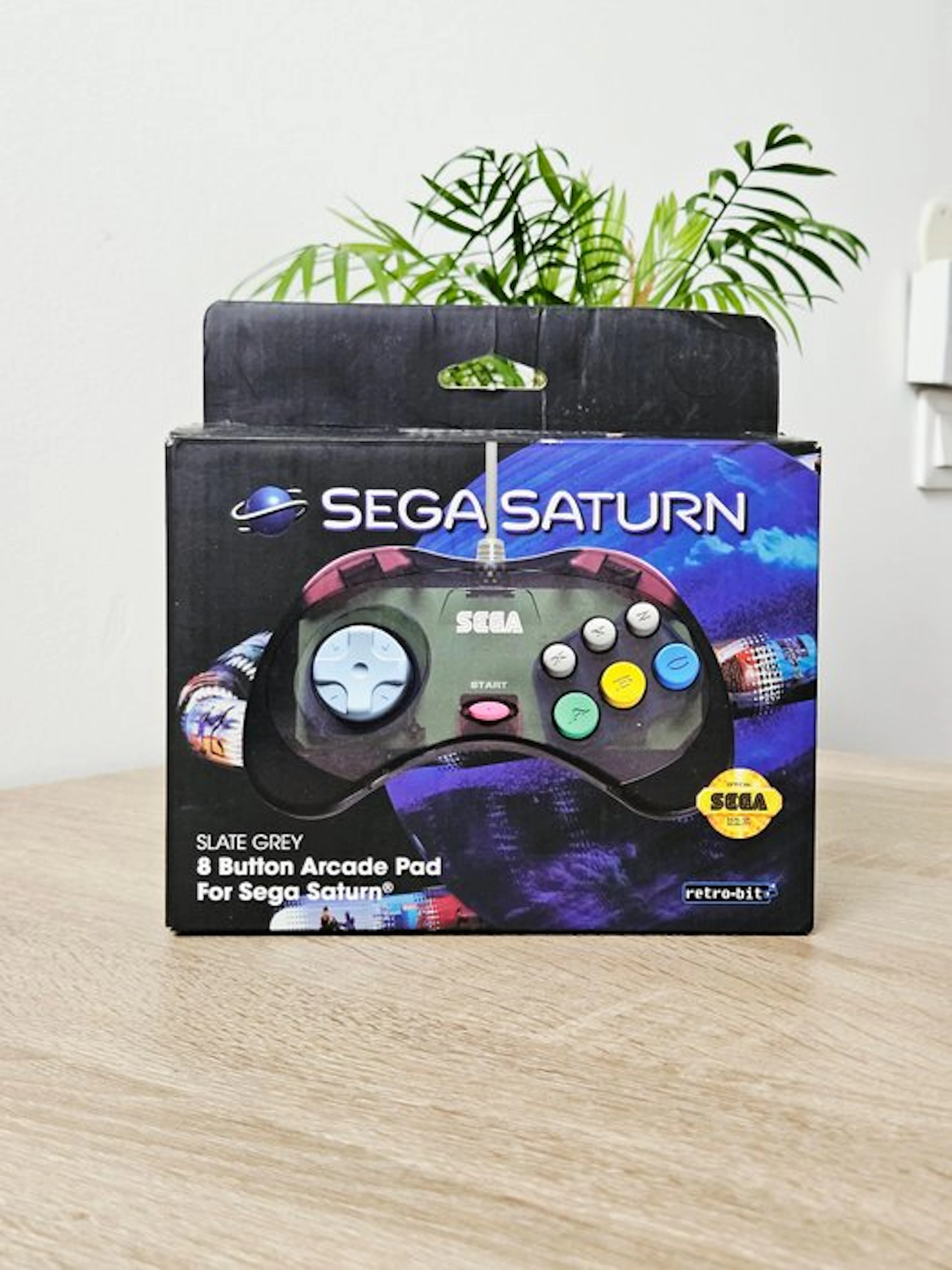 Sega - Saturn - Manette Filaire Retro bit SEGA Saturn...