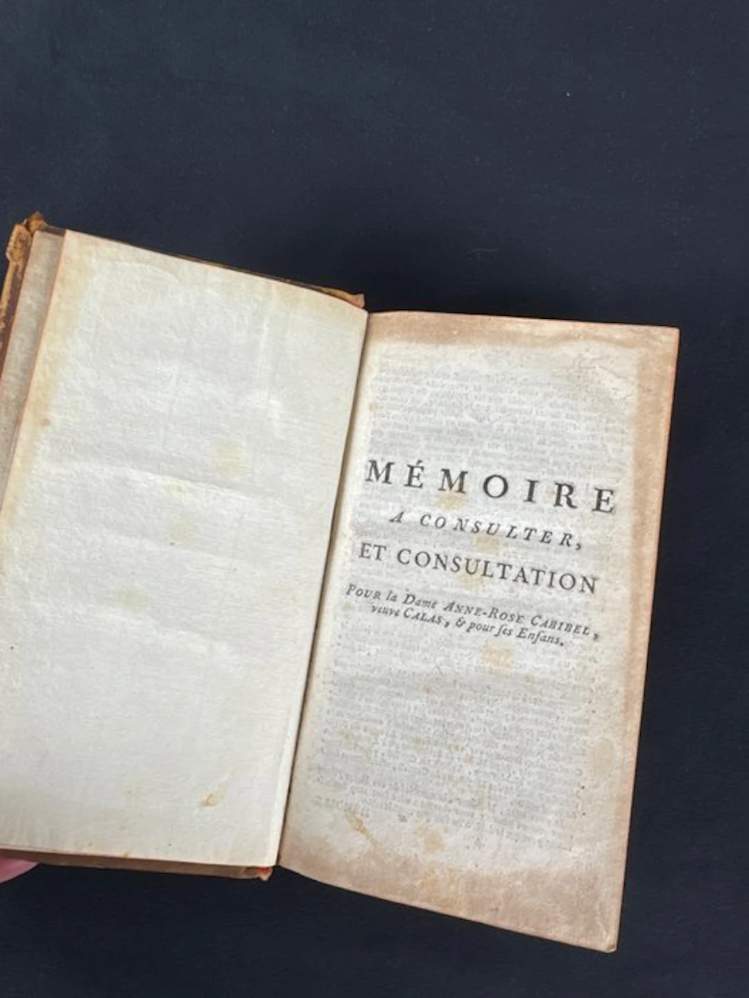 Elie de Beaumont - Mémoire à consulter, et Consultation - 1762