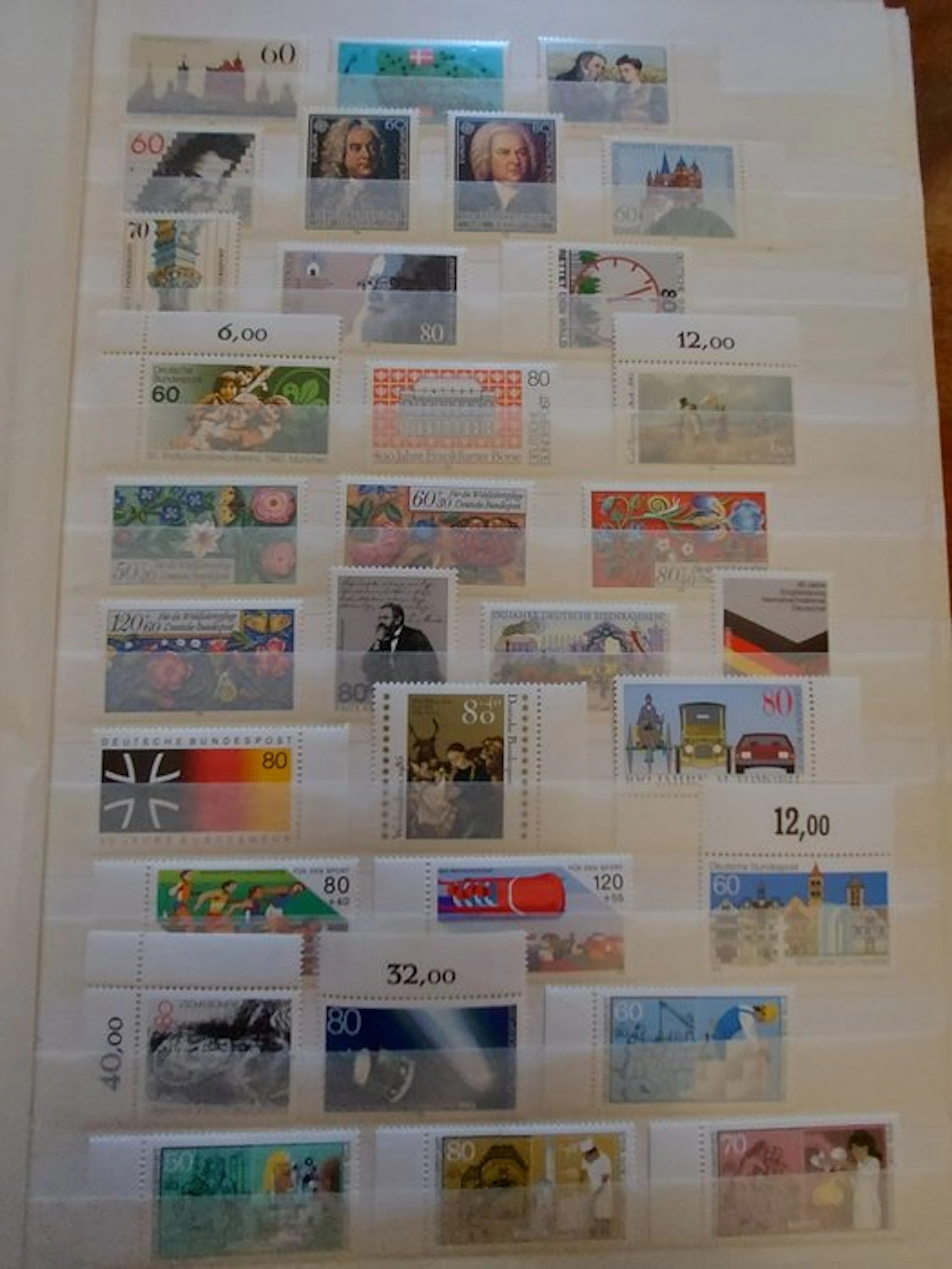 Germany - Germany euro stamps from 2001