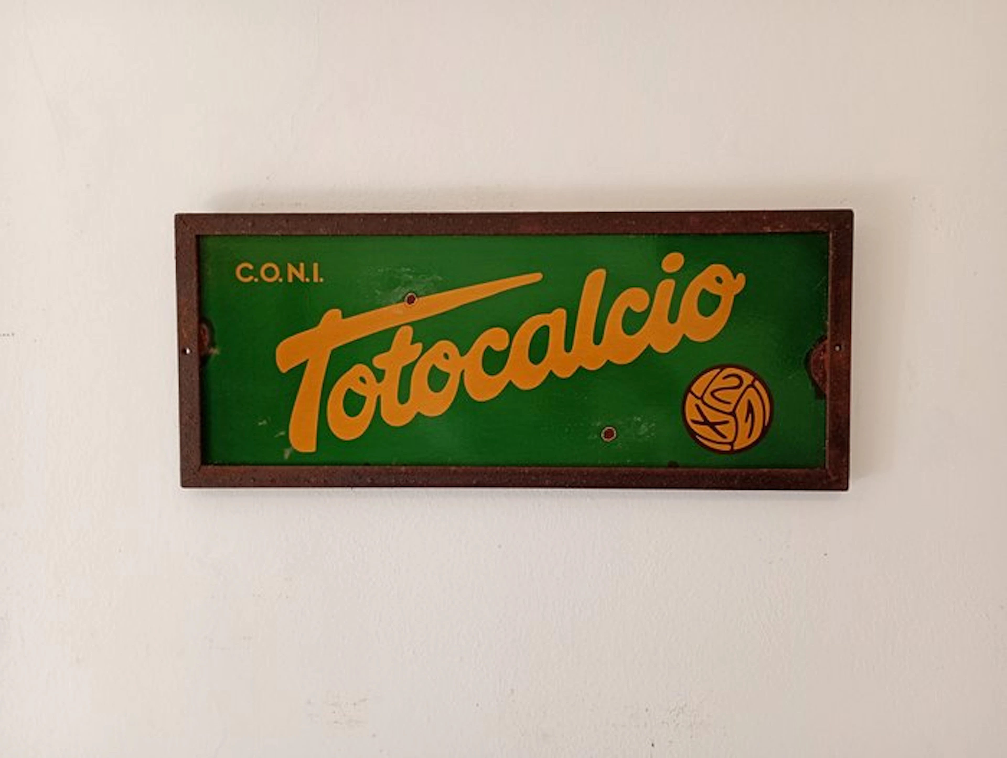 sisal - Totocalcio Authorized Receiver - Sisal - Advertising sign - Metal