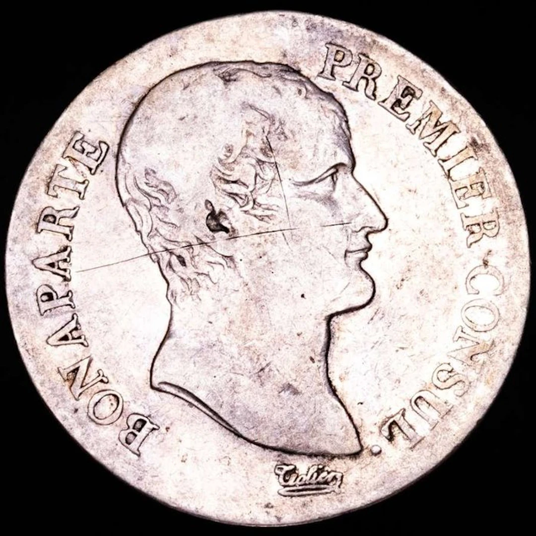 France. Consulat (1799-1804). 5 Francs An 12-A, Paris (No reserve price)